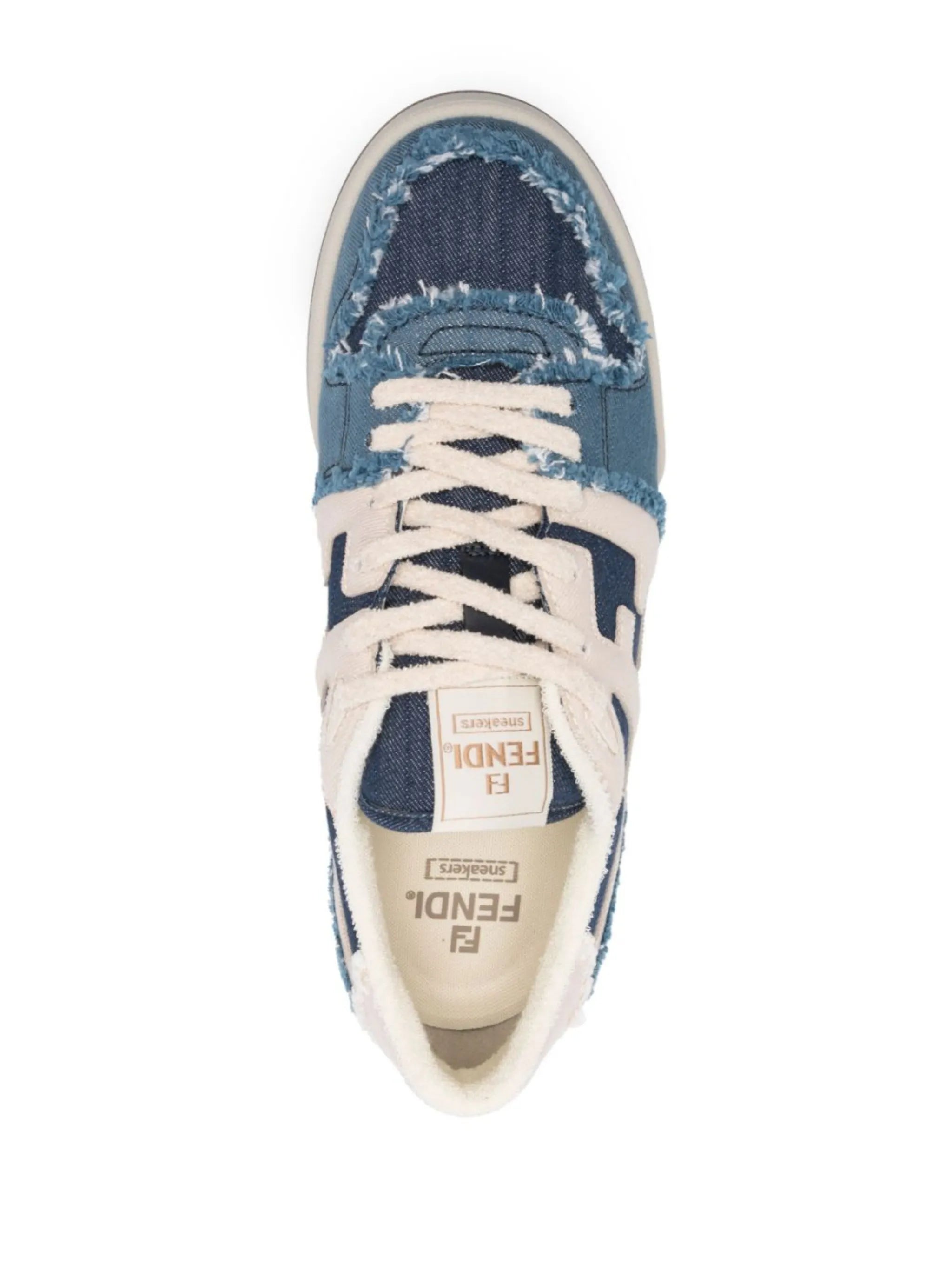 Fendi Match denim sneakers