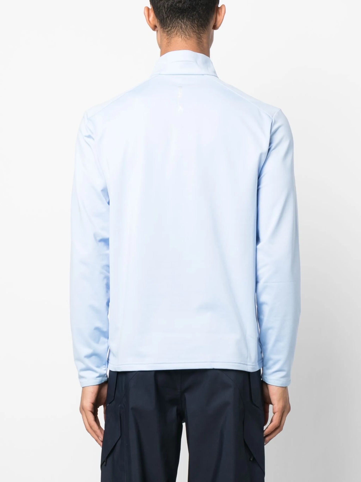 logo-print performance sweatshirt