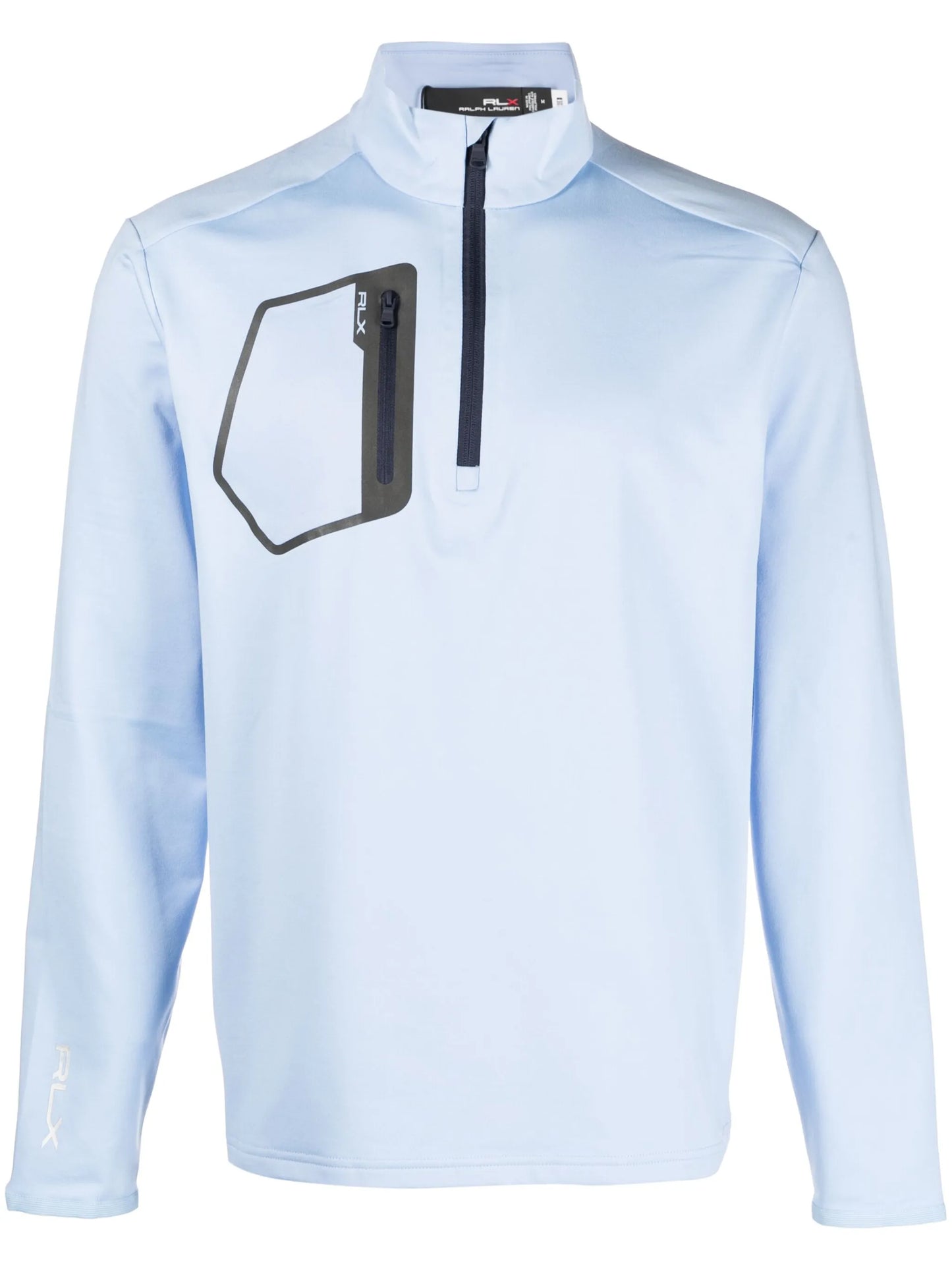 logo-print performance sweatshirt