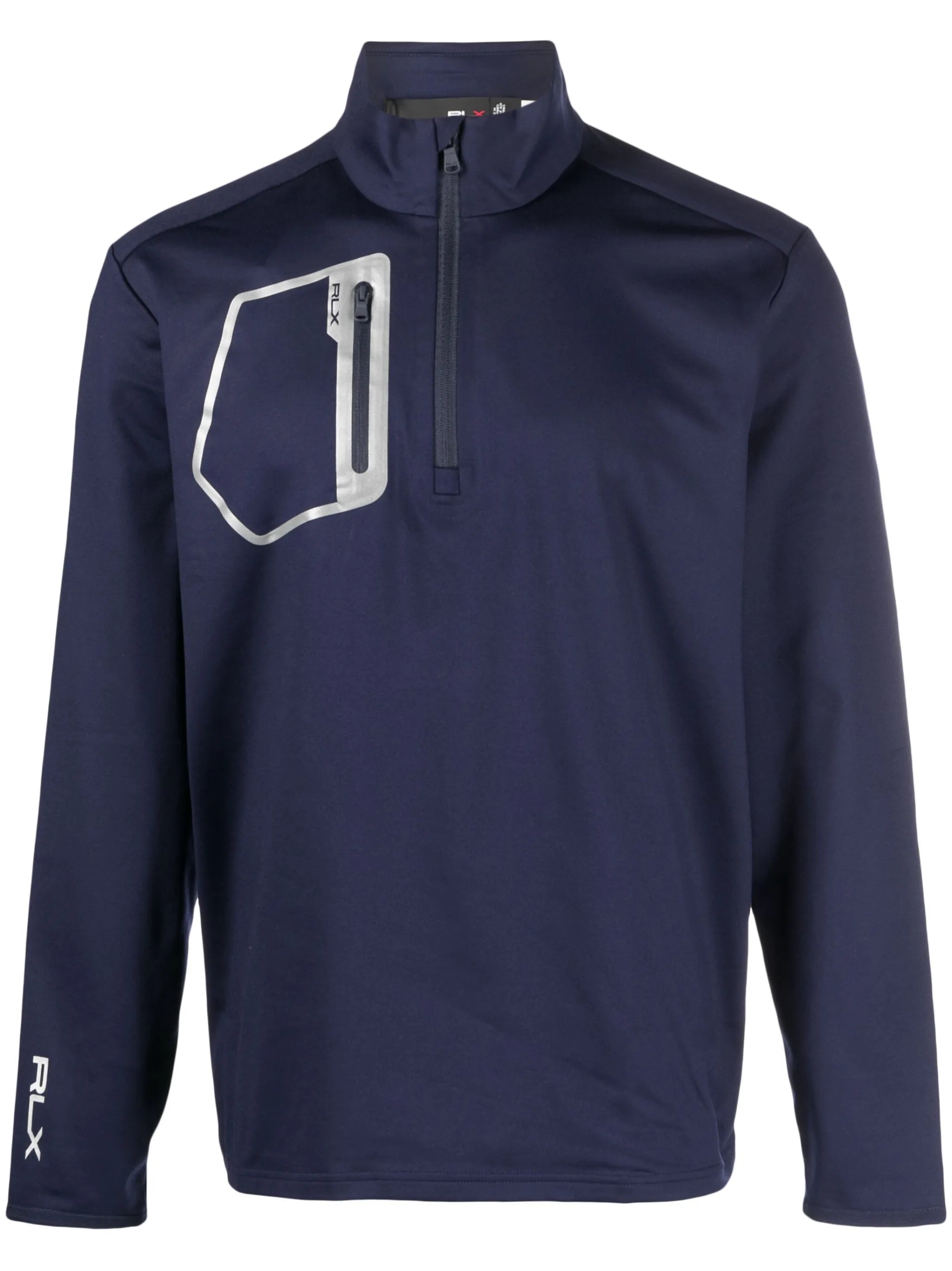 logo-print performance sweatshirt
