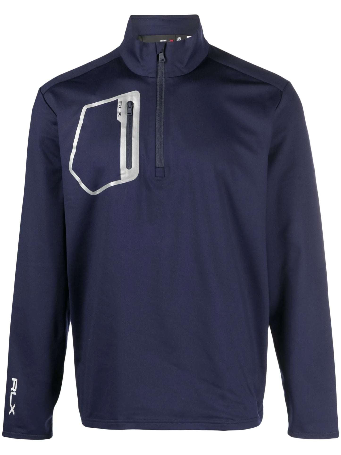 logo-print performance sweatshirt