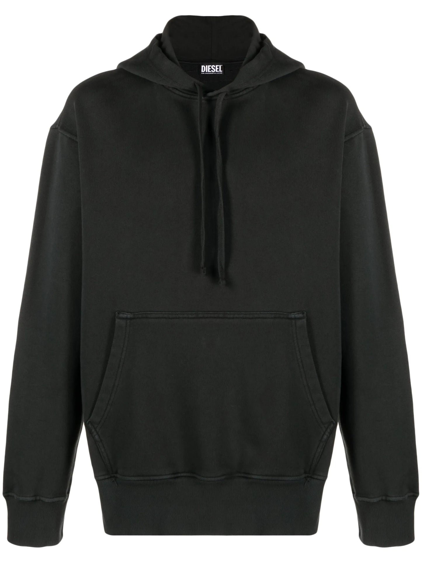 cotton long-sleeved hoodie