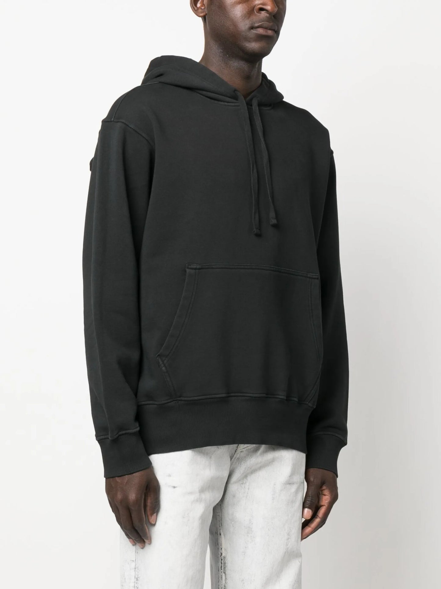 cotton long-sleeved hoodie