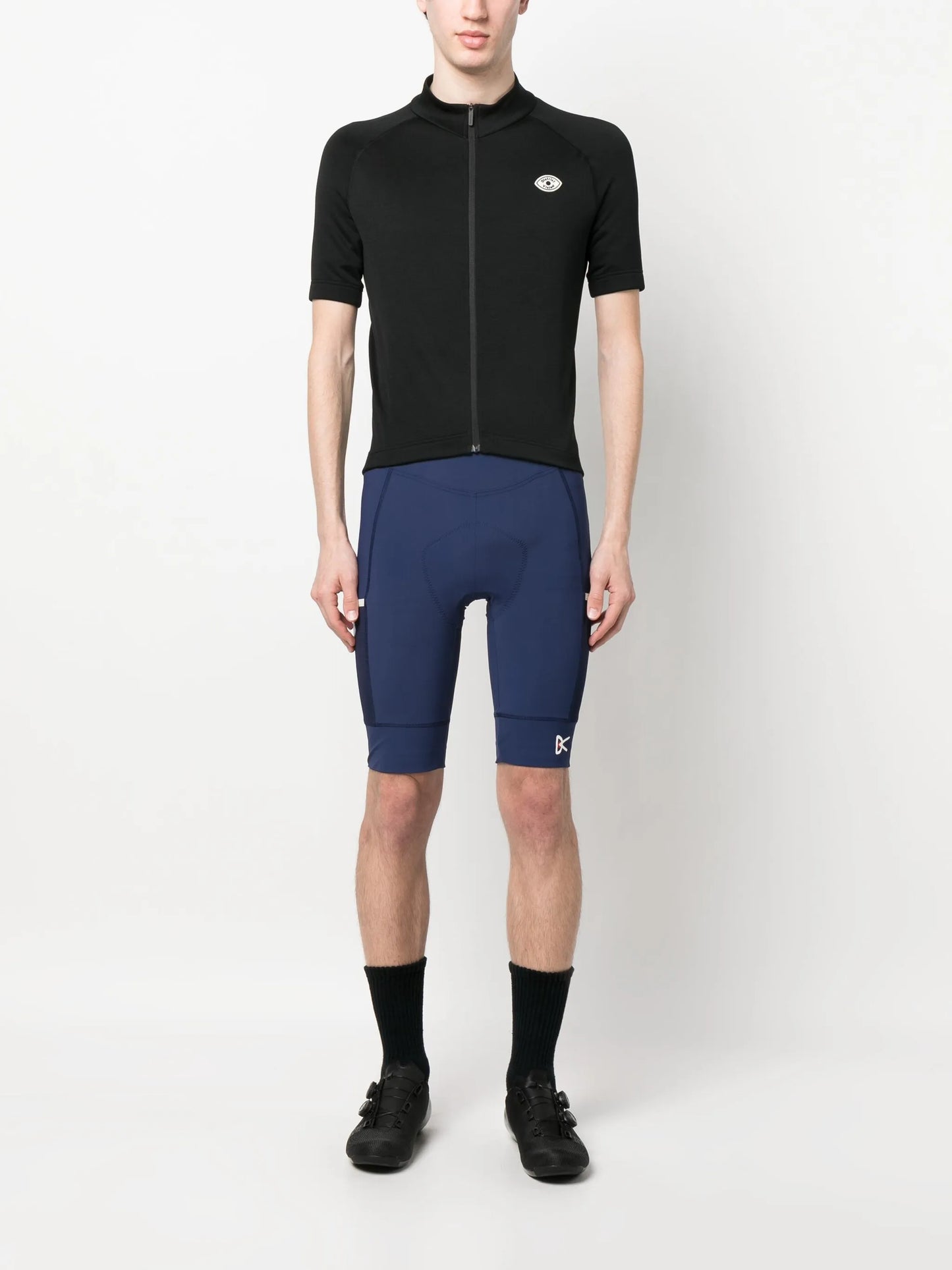knee-length cycling shorts