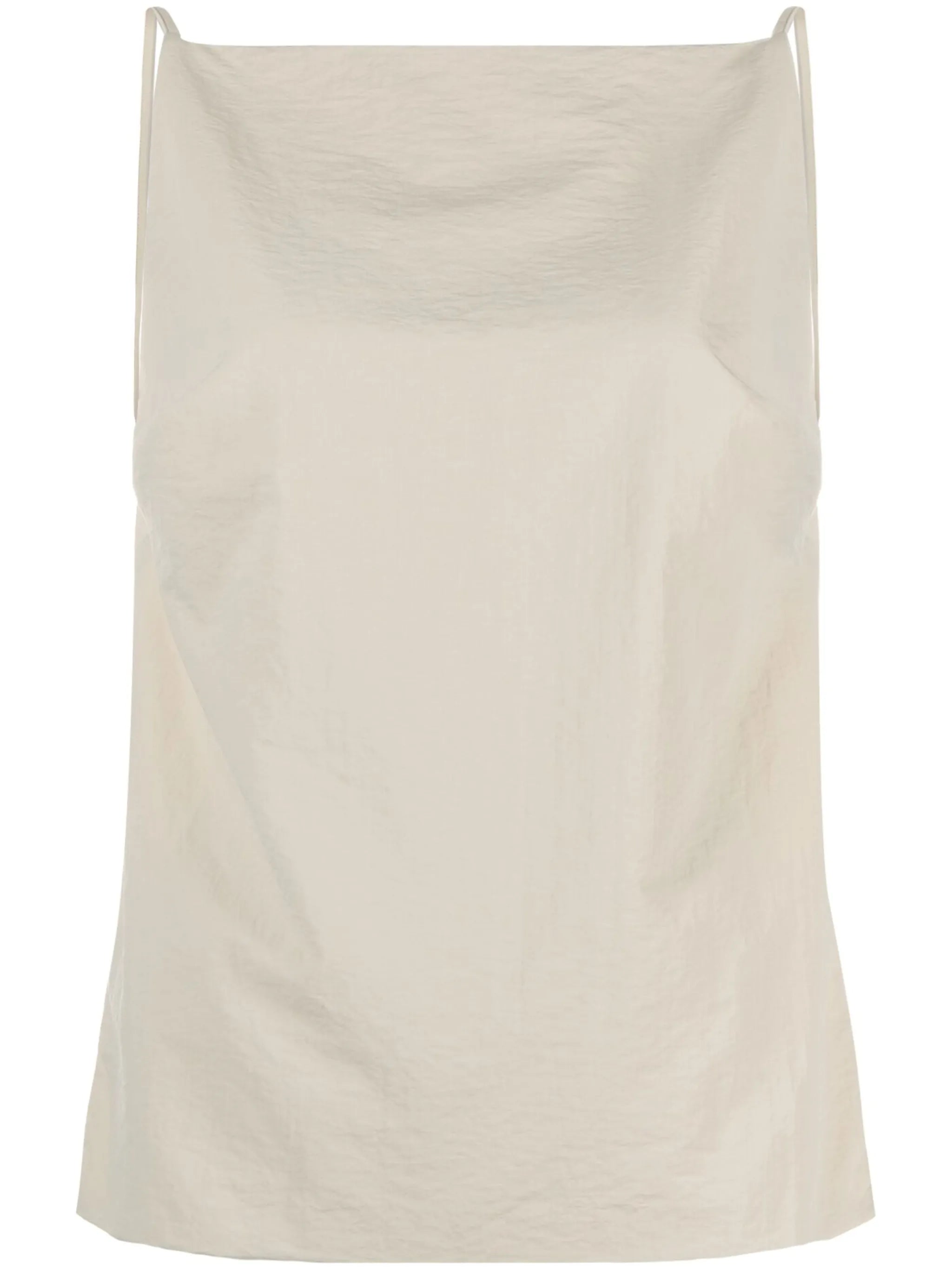 square-neck sleeveless top