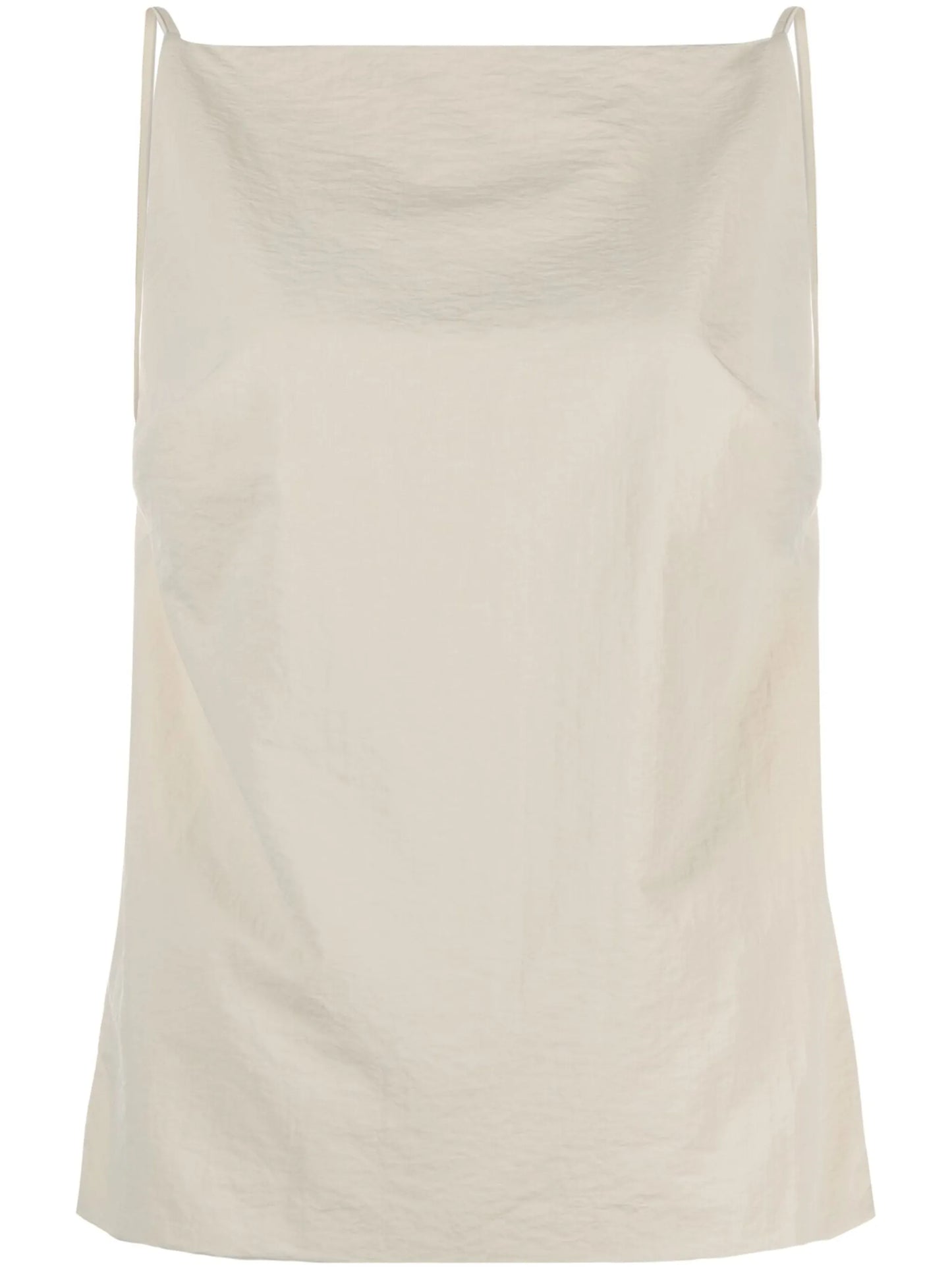 square-neck sleeveless top