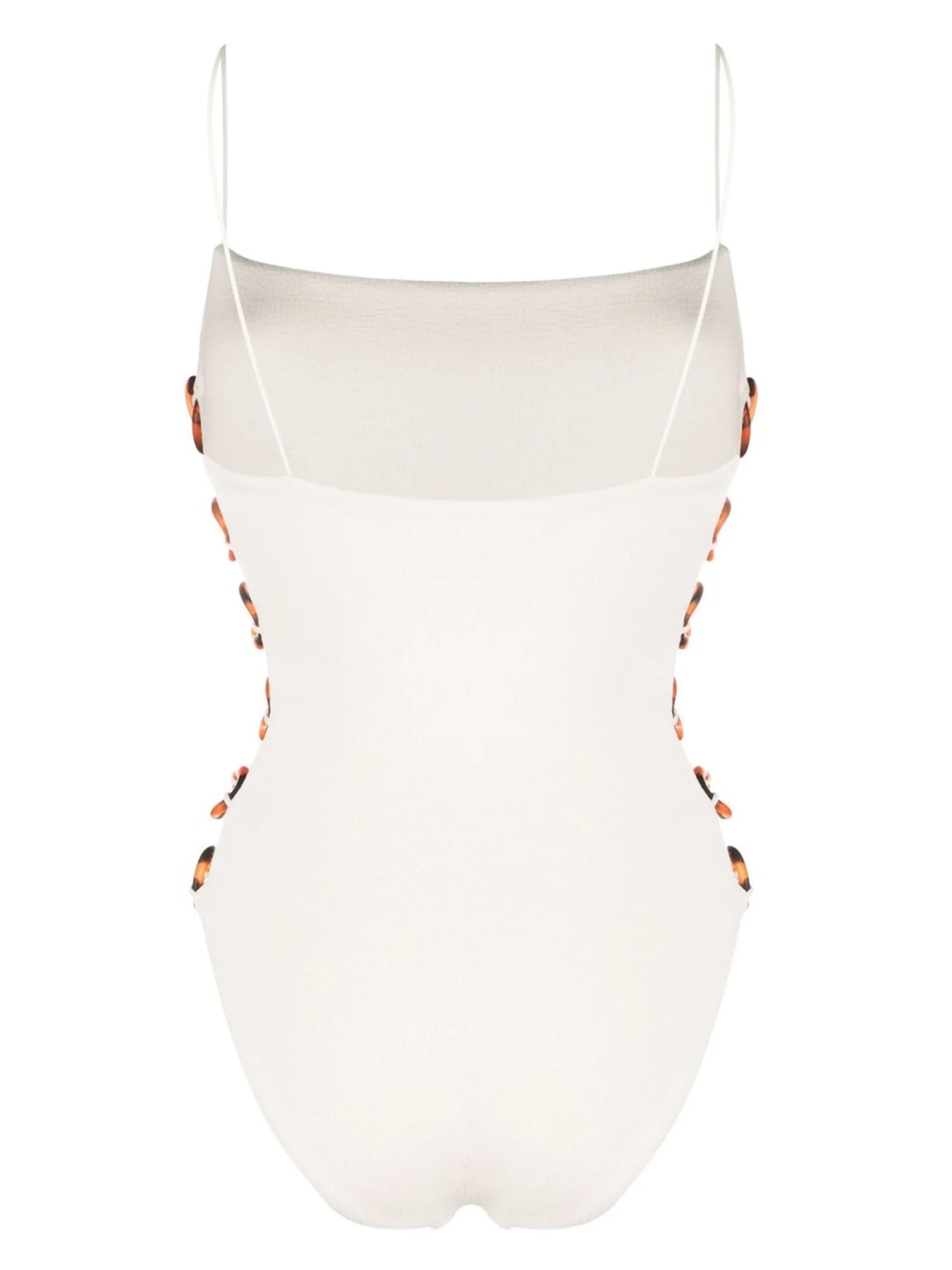Ziah Bravo chain-link swimsuit