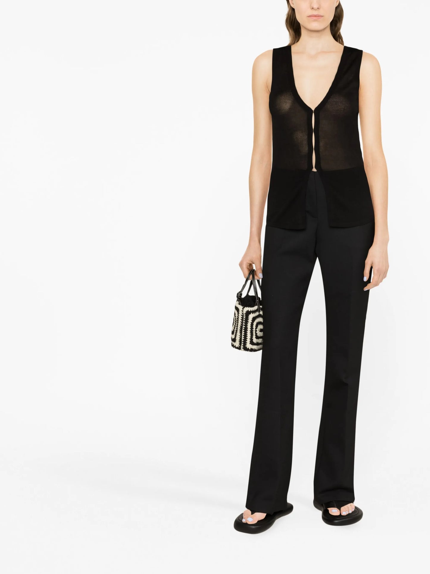 fine-knit TENCEL™ vest