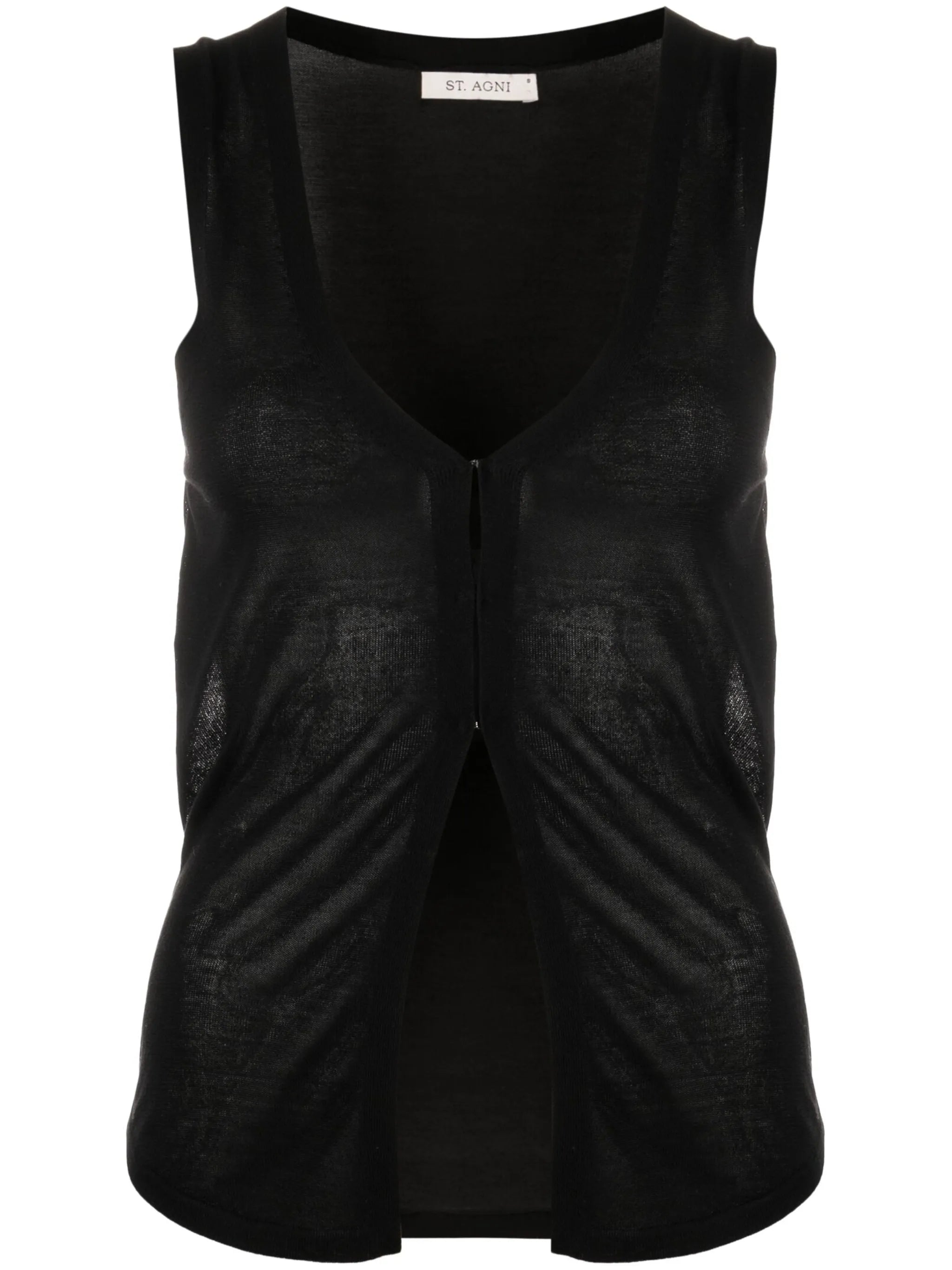 fine-knit TENCEL™ vest