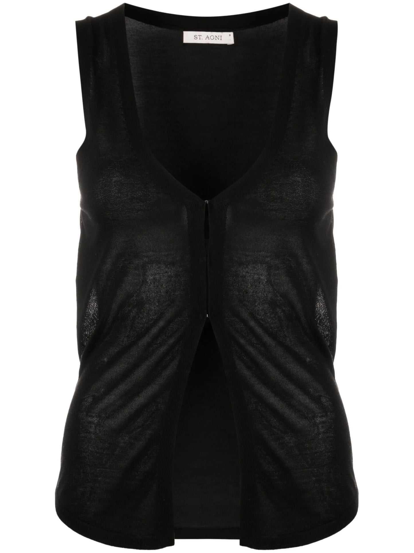 fine-knit TENCEL™ vest