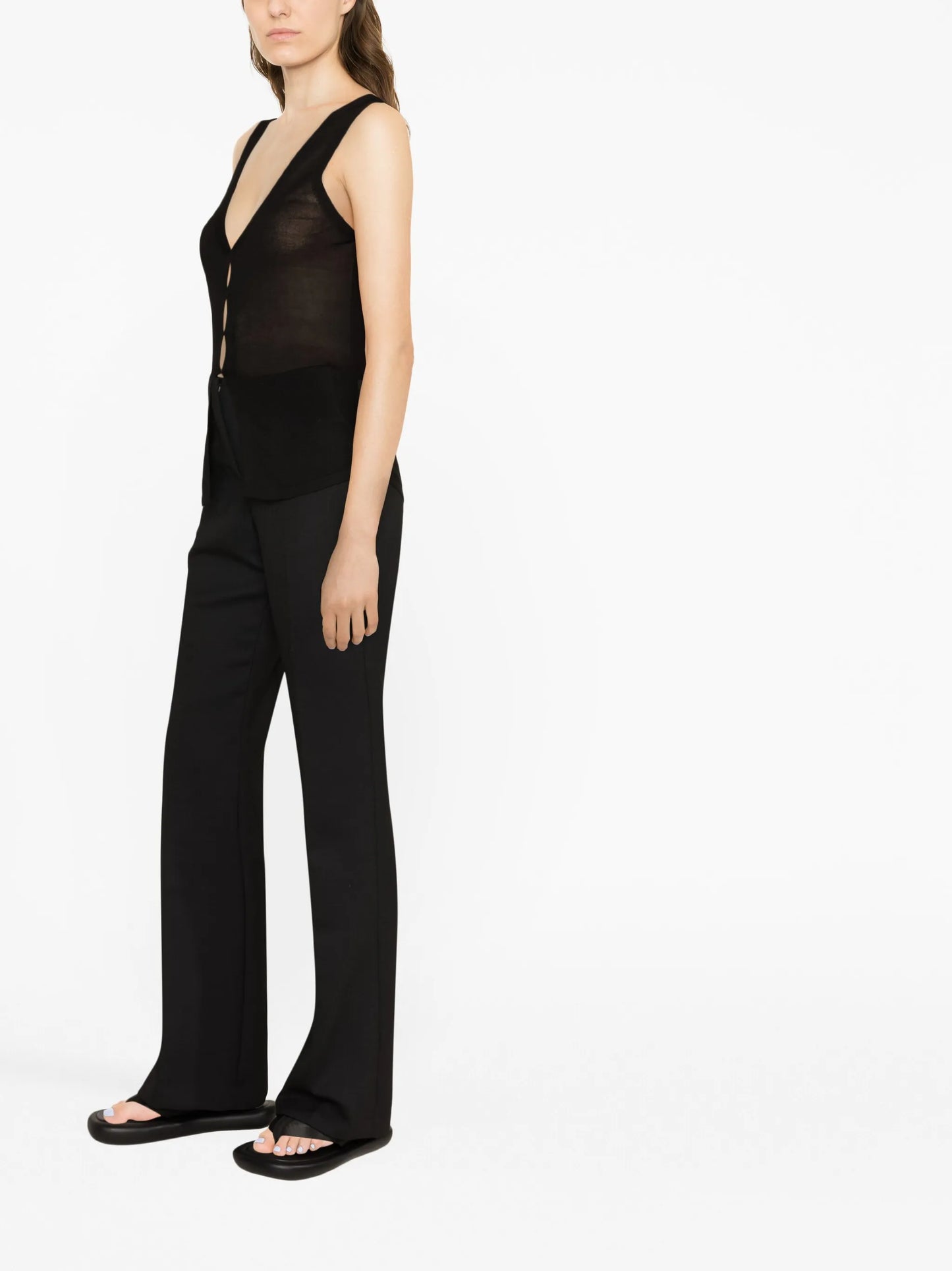 fine-knit TENCEL™ vest