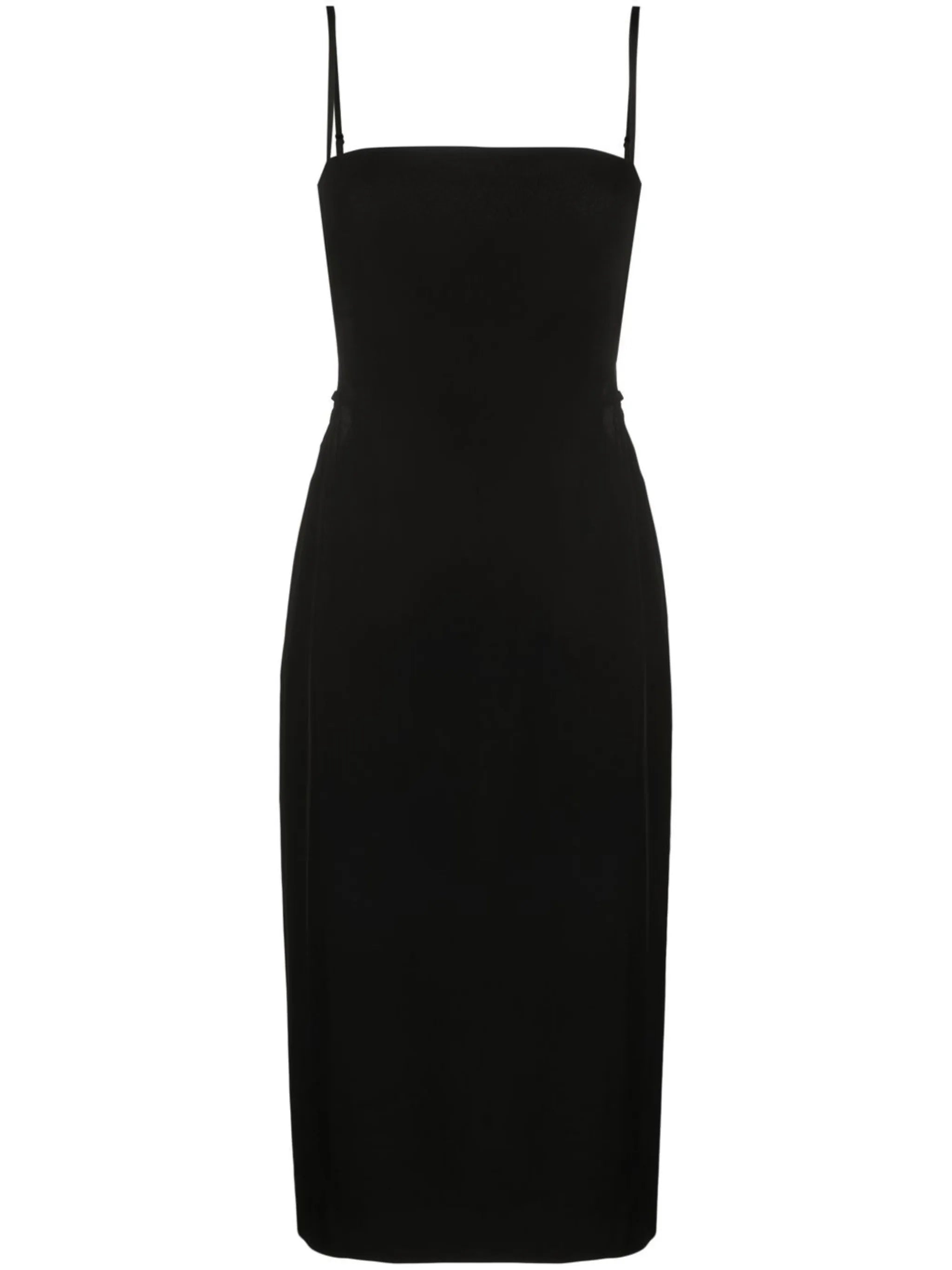 square-neck tercel dress