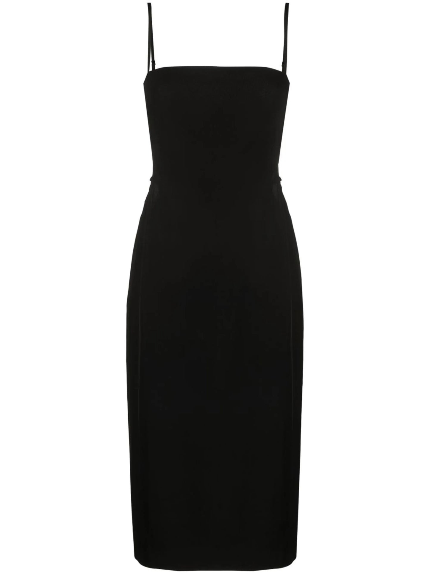 square-neck tercel dress