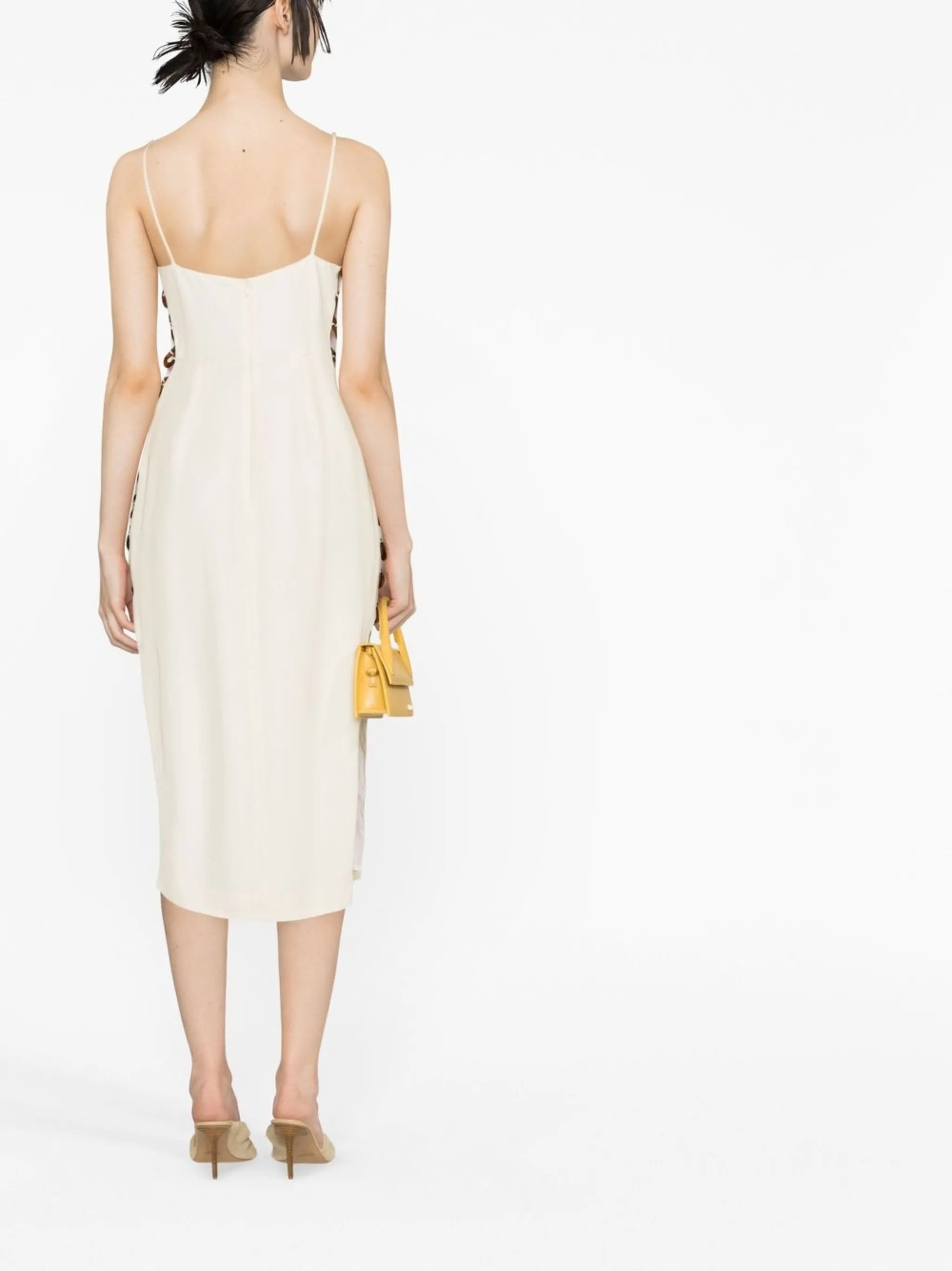 link-detail midi dress
