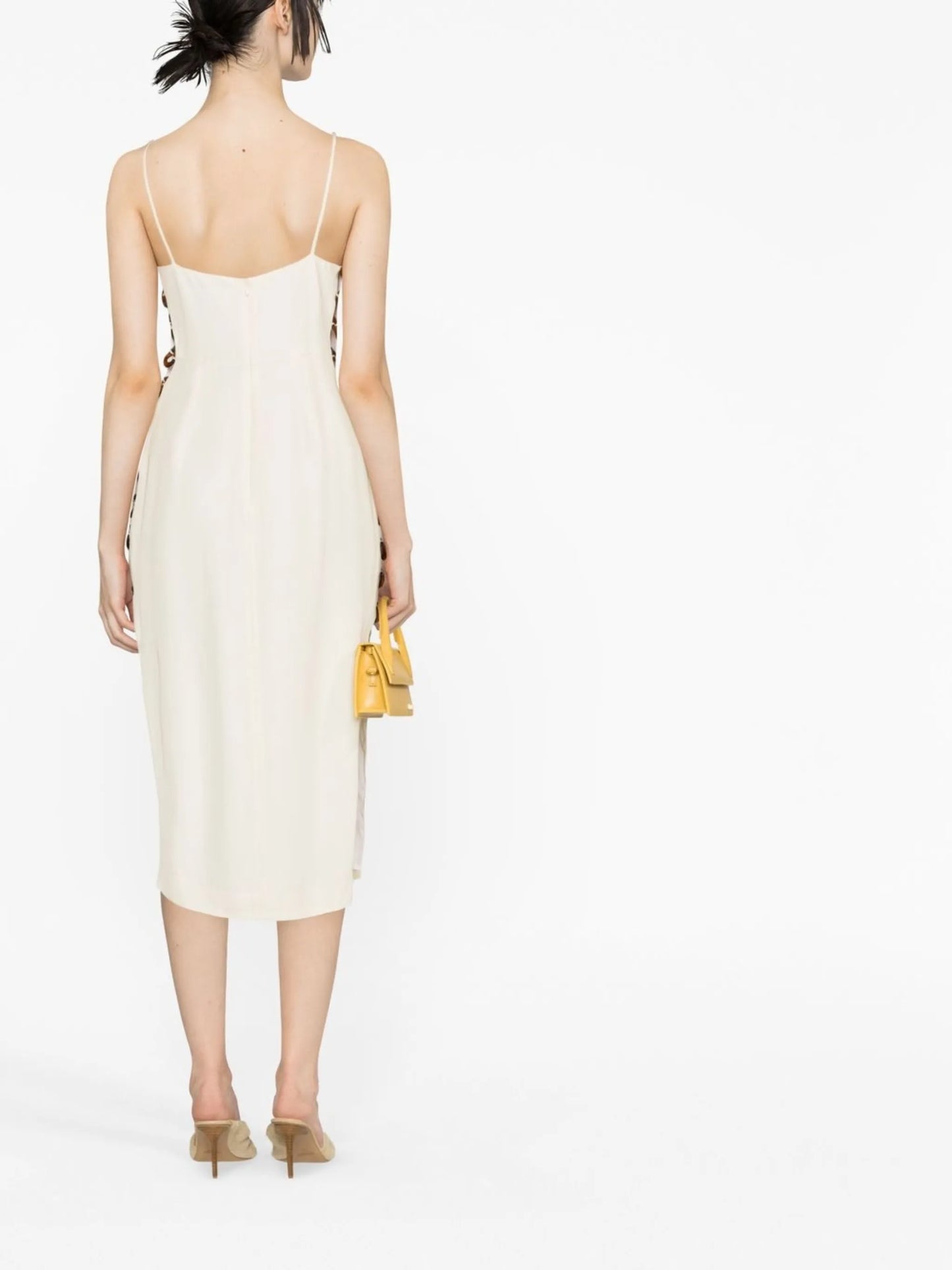 link-detail midi dress