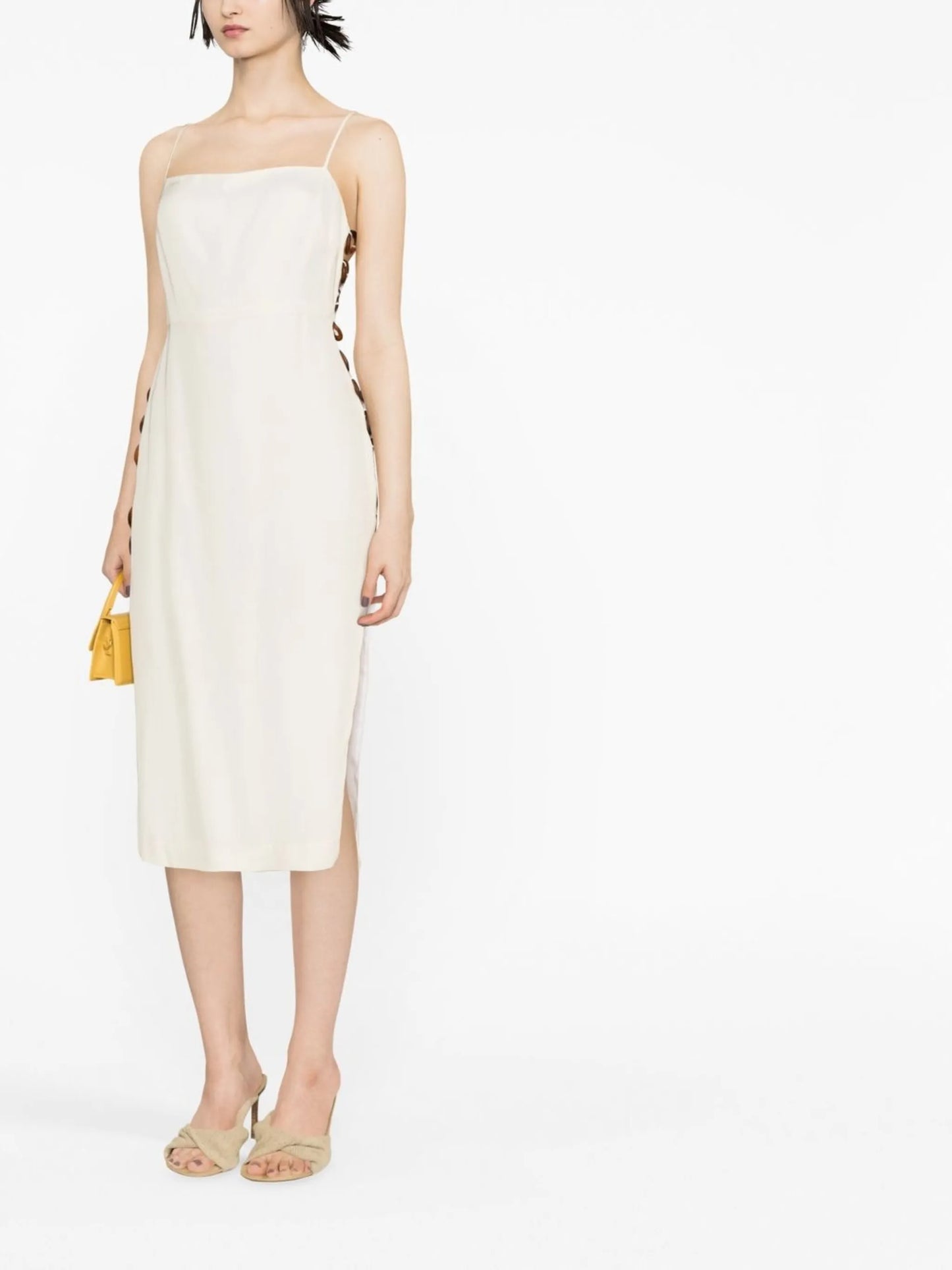 link-detail midi dress