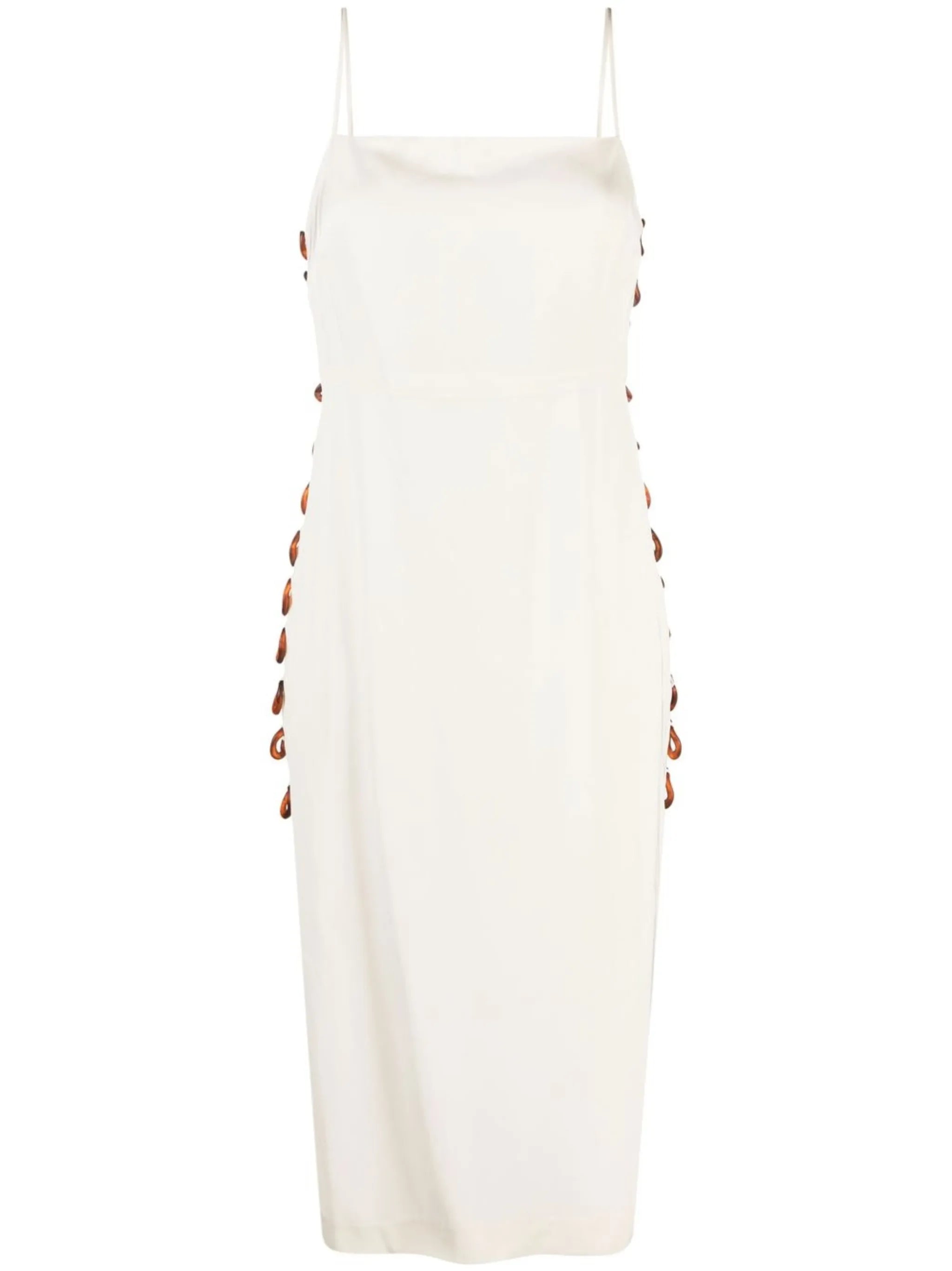 link-detail midi dress
