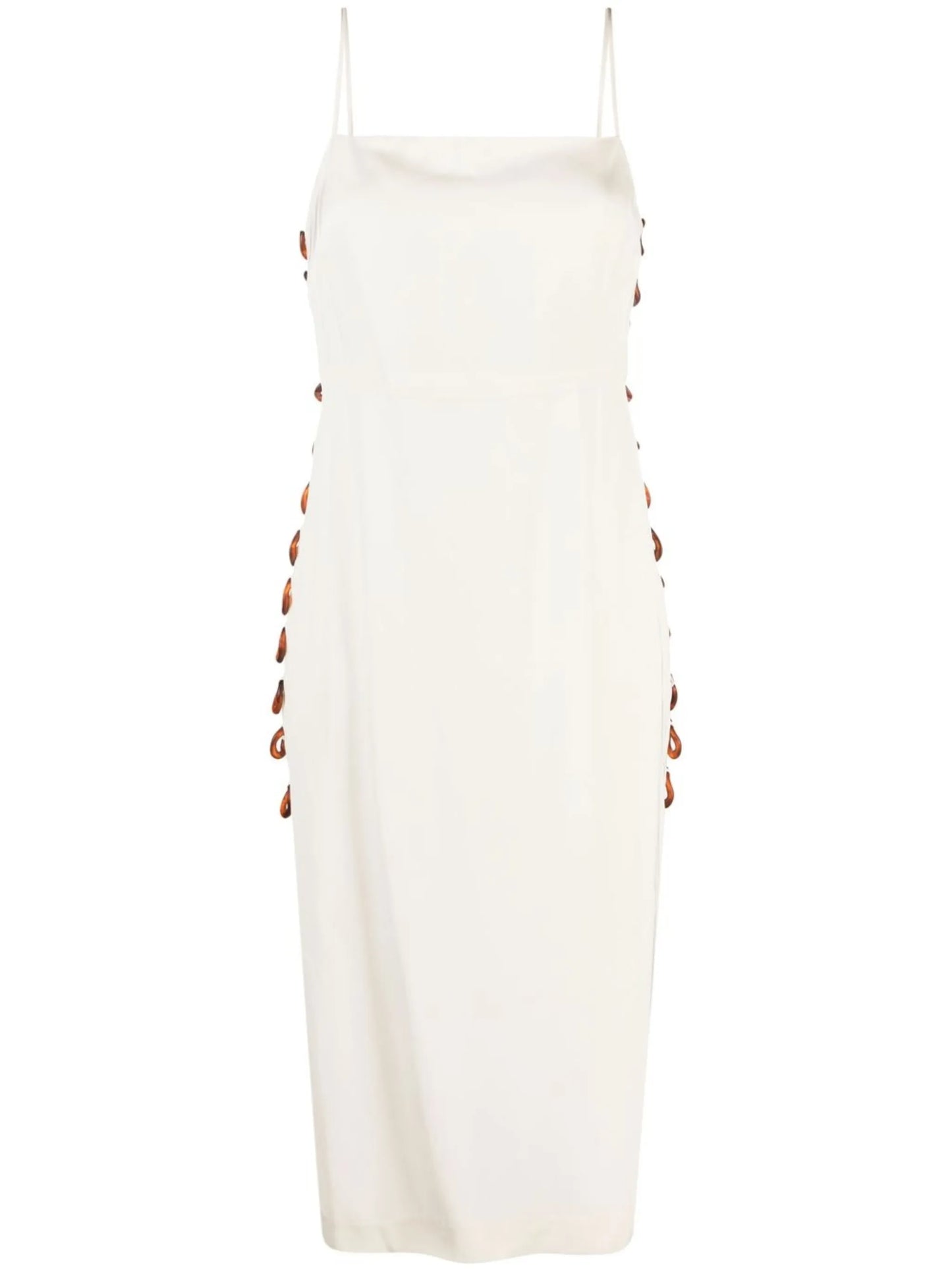 link-detail midi dress