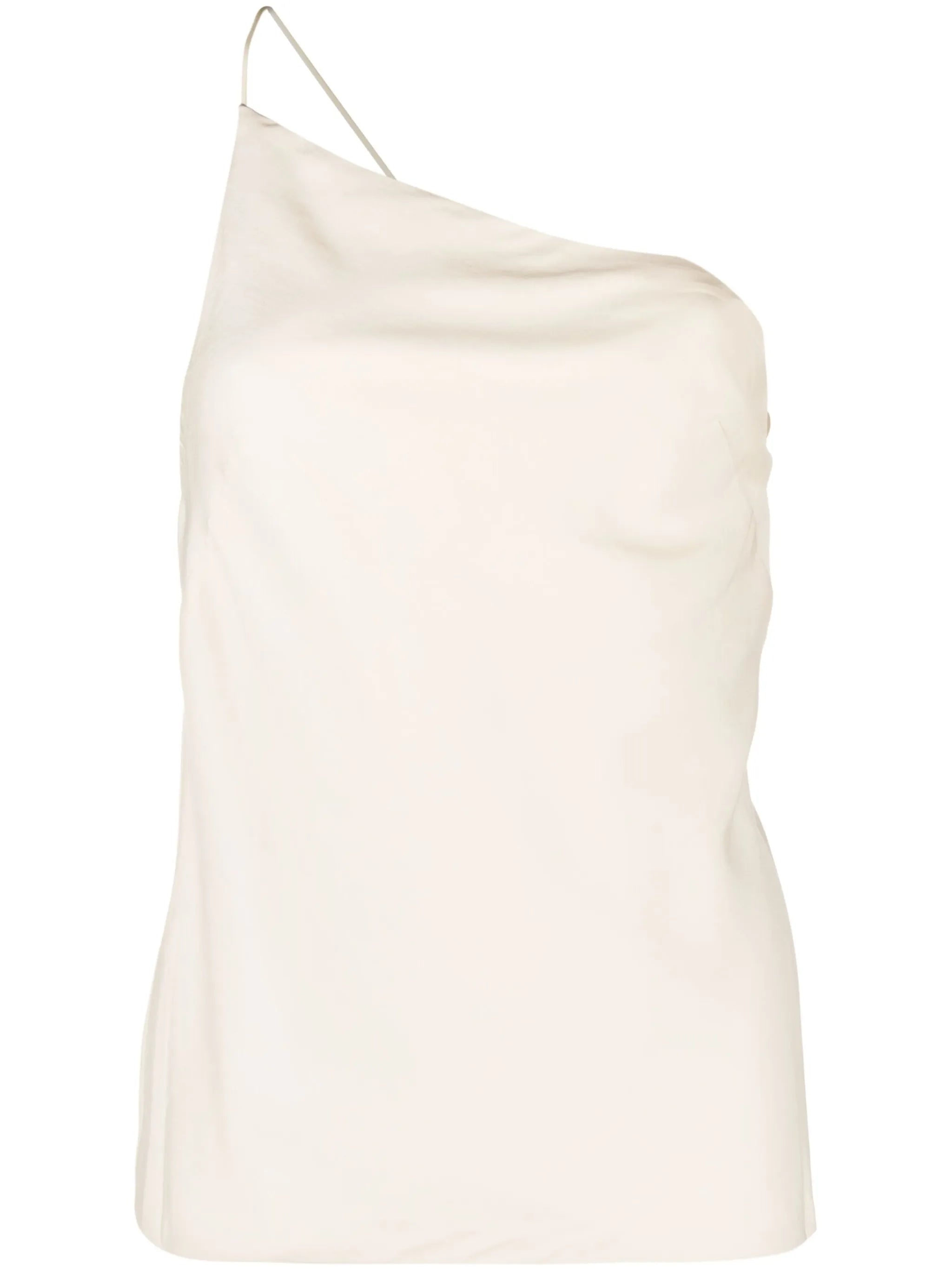 one-shoulder lyocell top