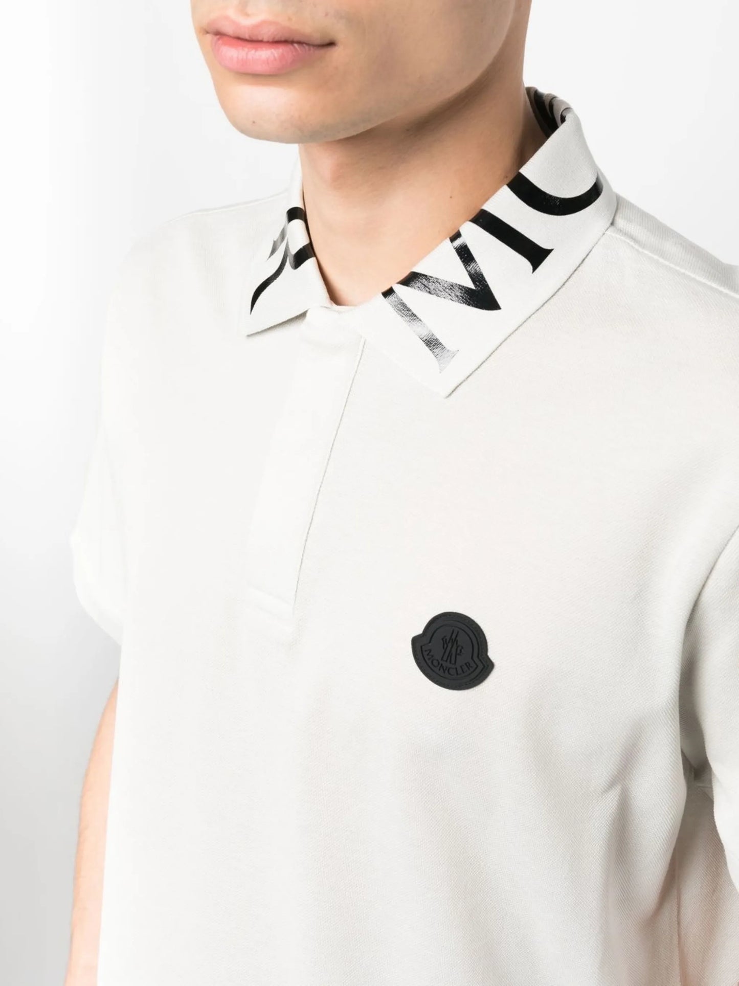 logo-collar polo shirt