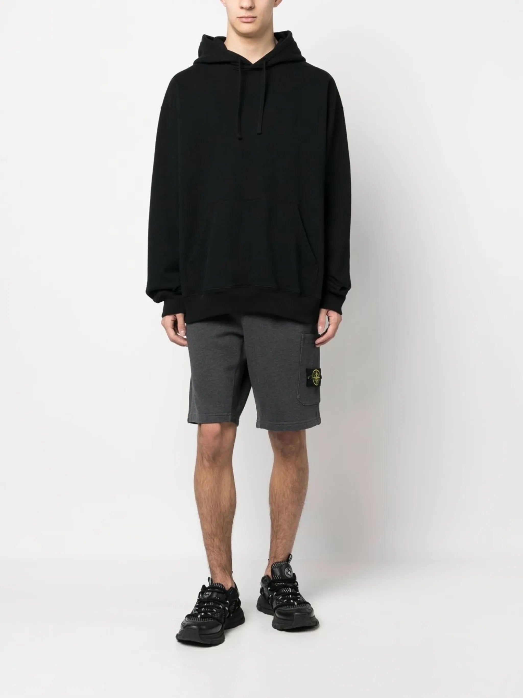 Compass-motif track pants
