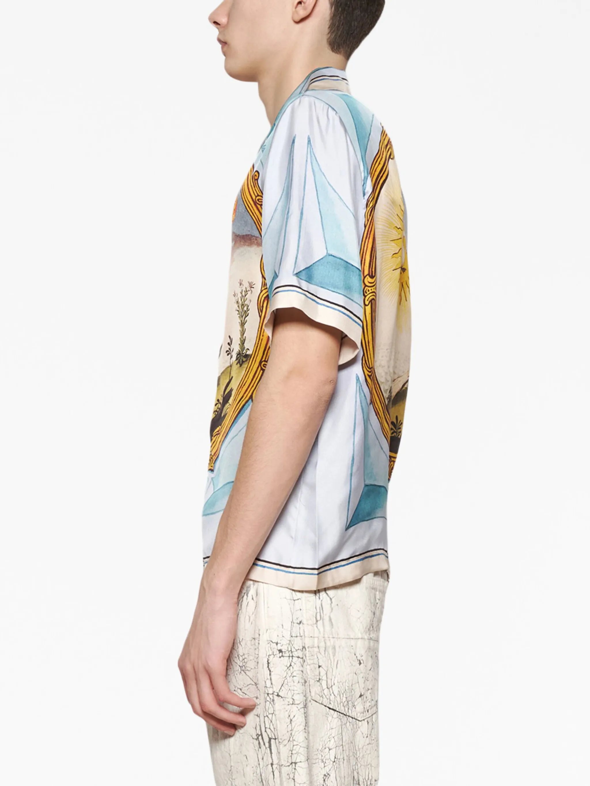 Landscape Frame printed shirt
