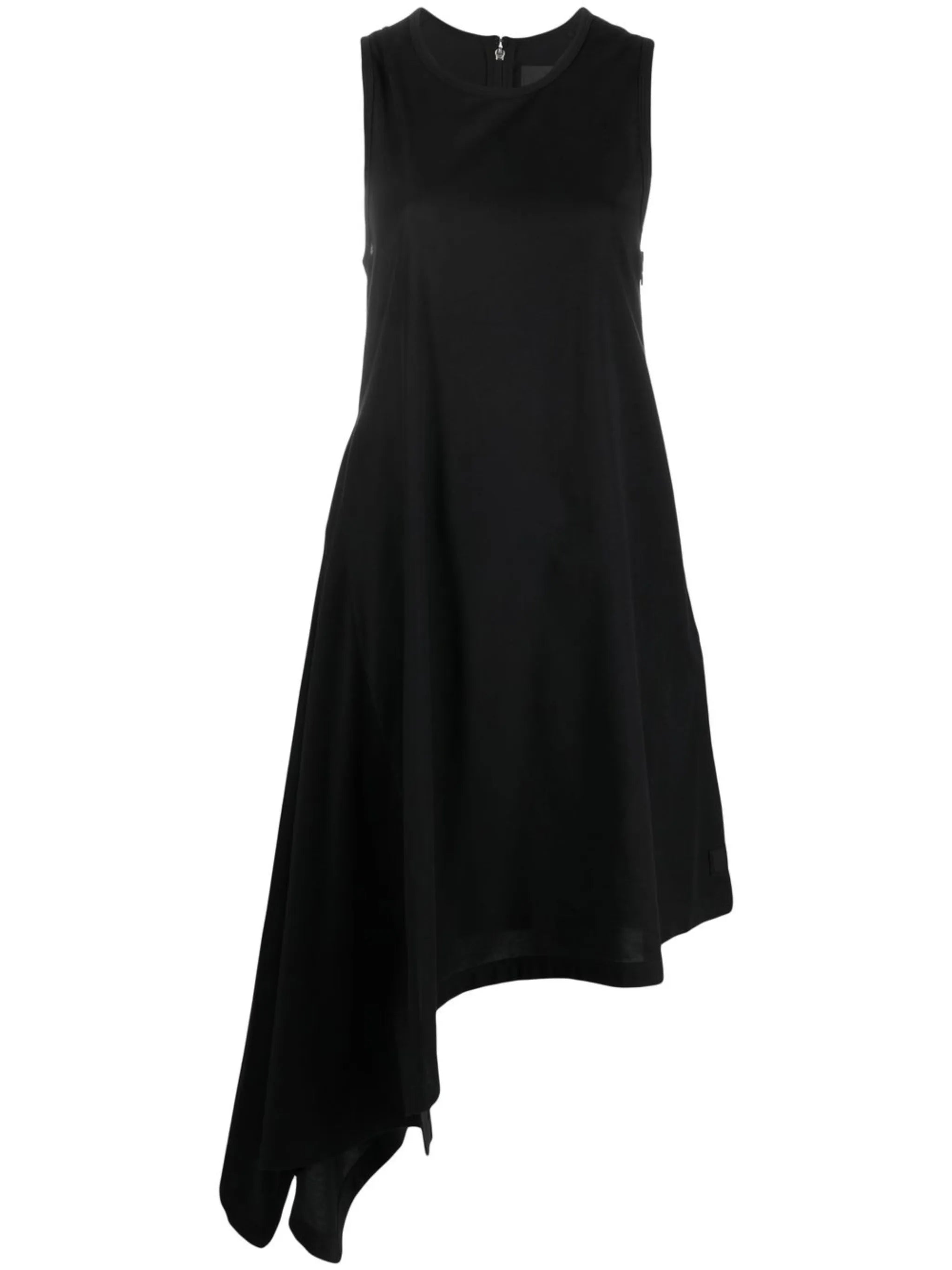 asymmetric sleeveless dress