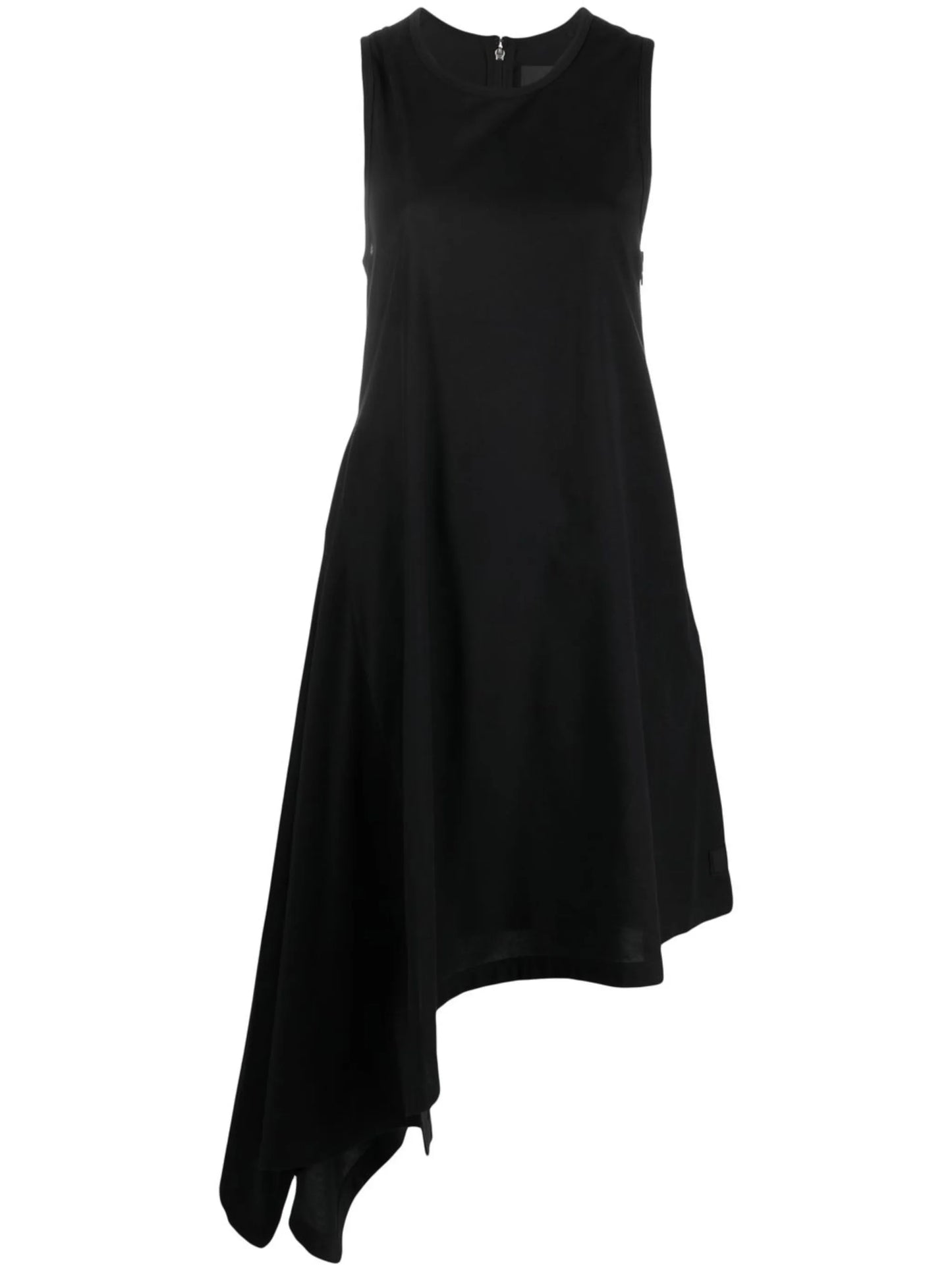 asymmetric sleeveless dress