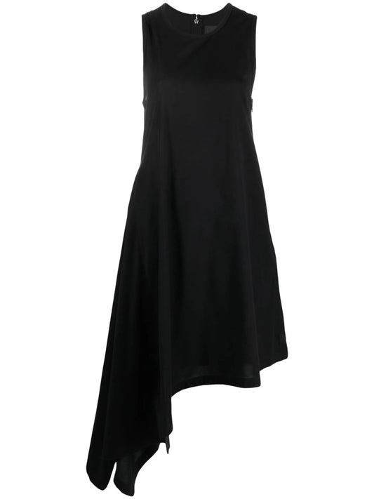 asymmetric sleeveless dress
