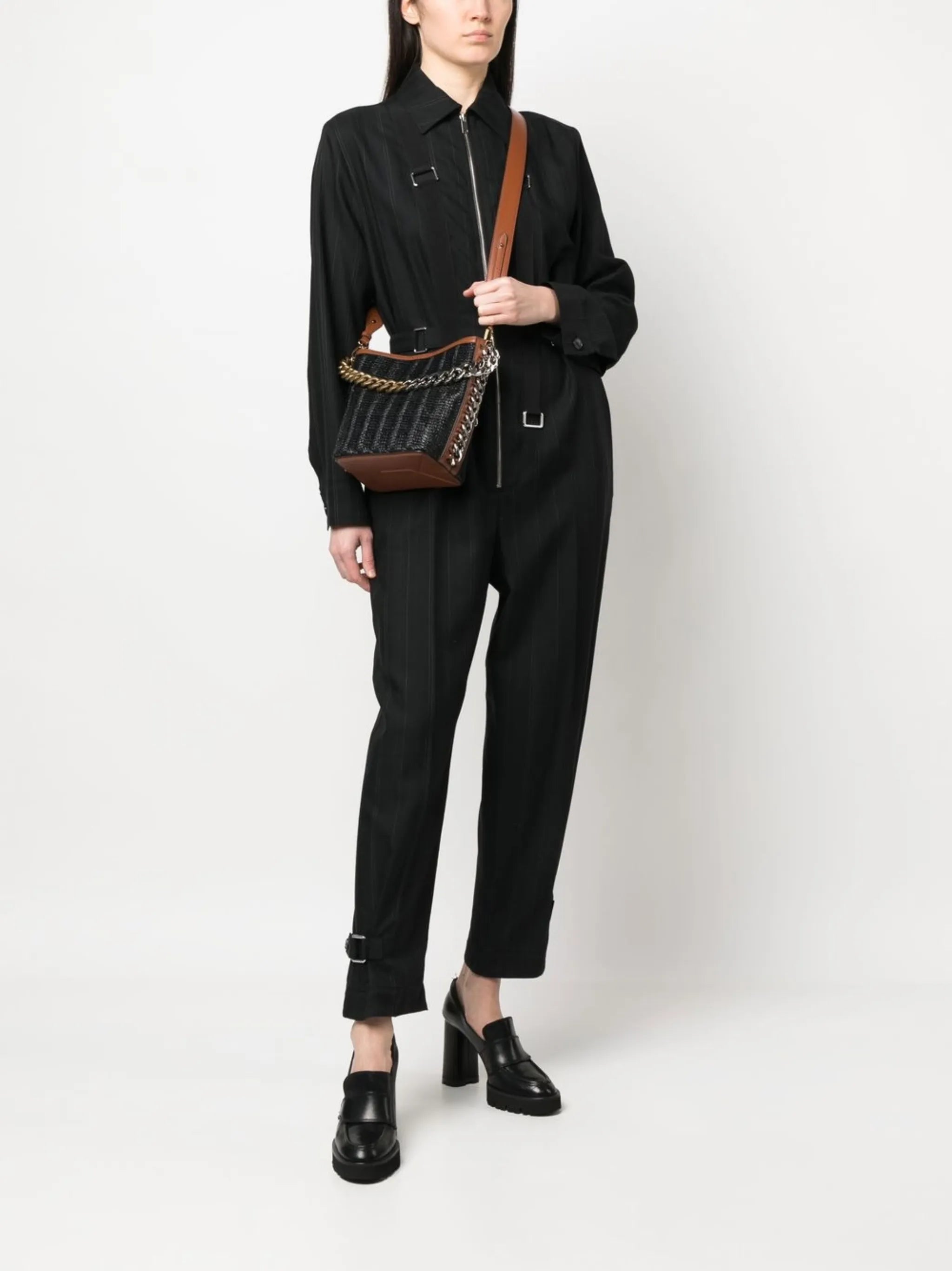 chain-link medium tote bag