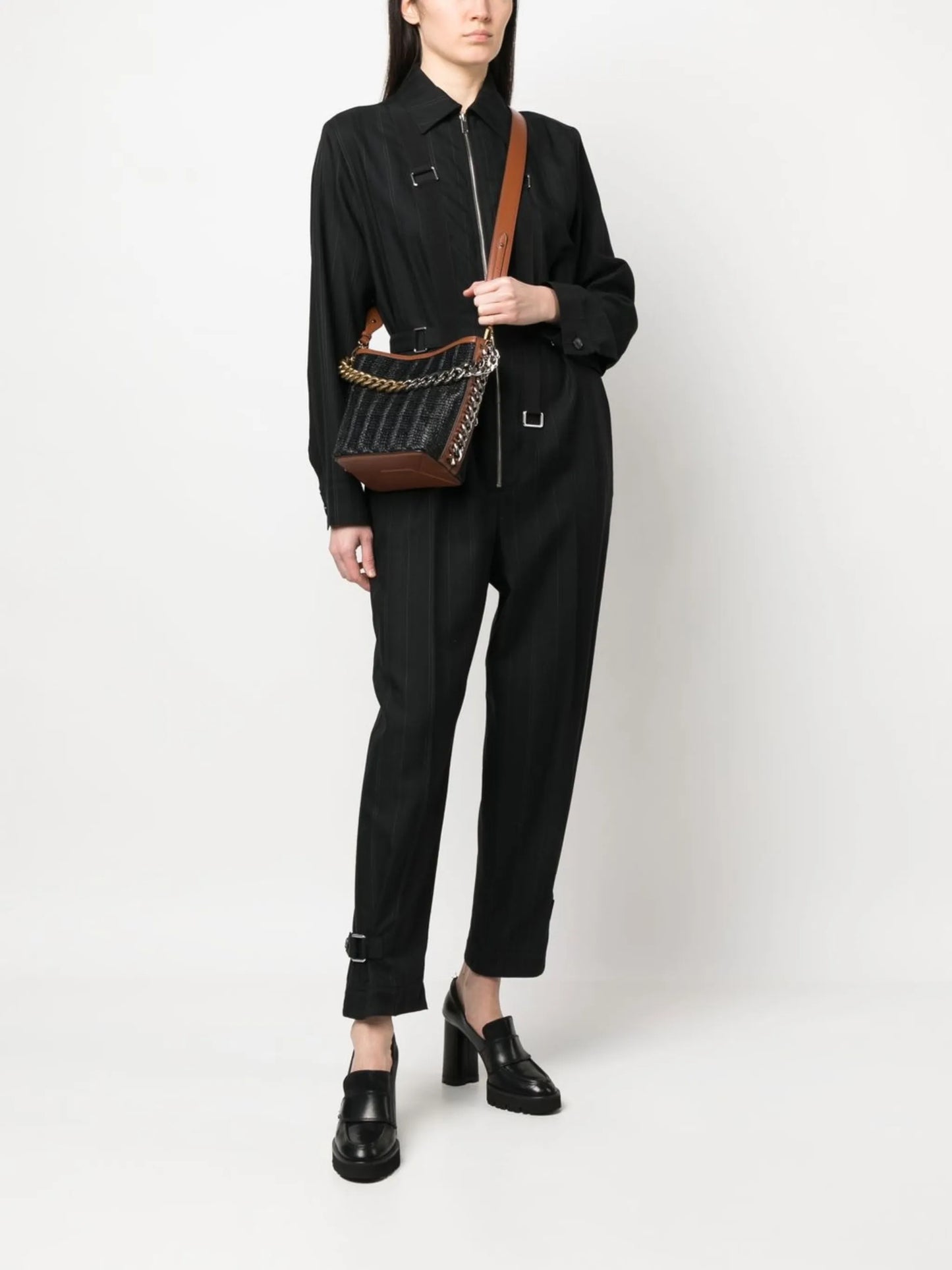 chain-link medium tote bag