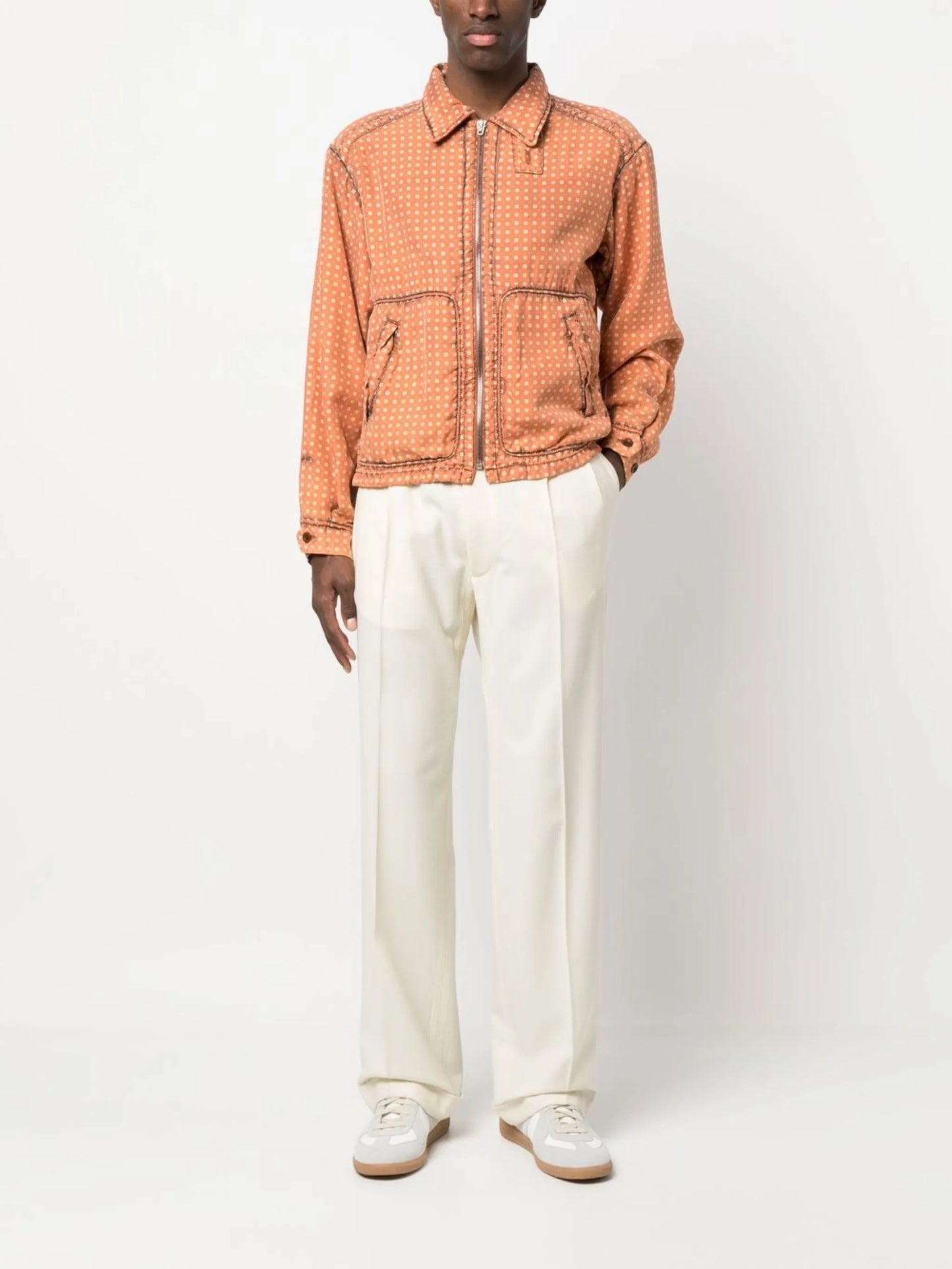 zip-up shirt jacket