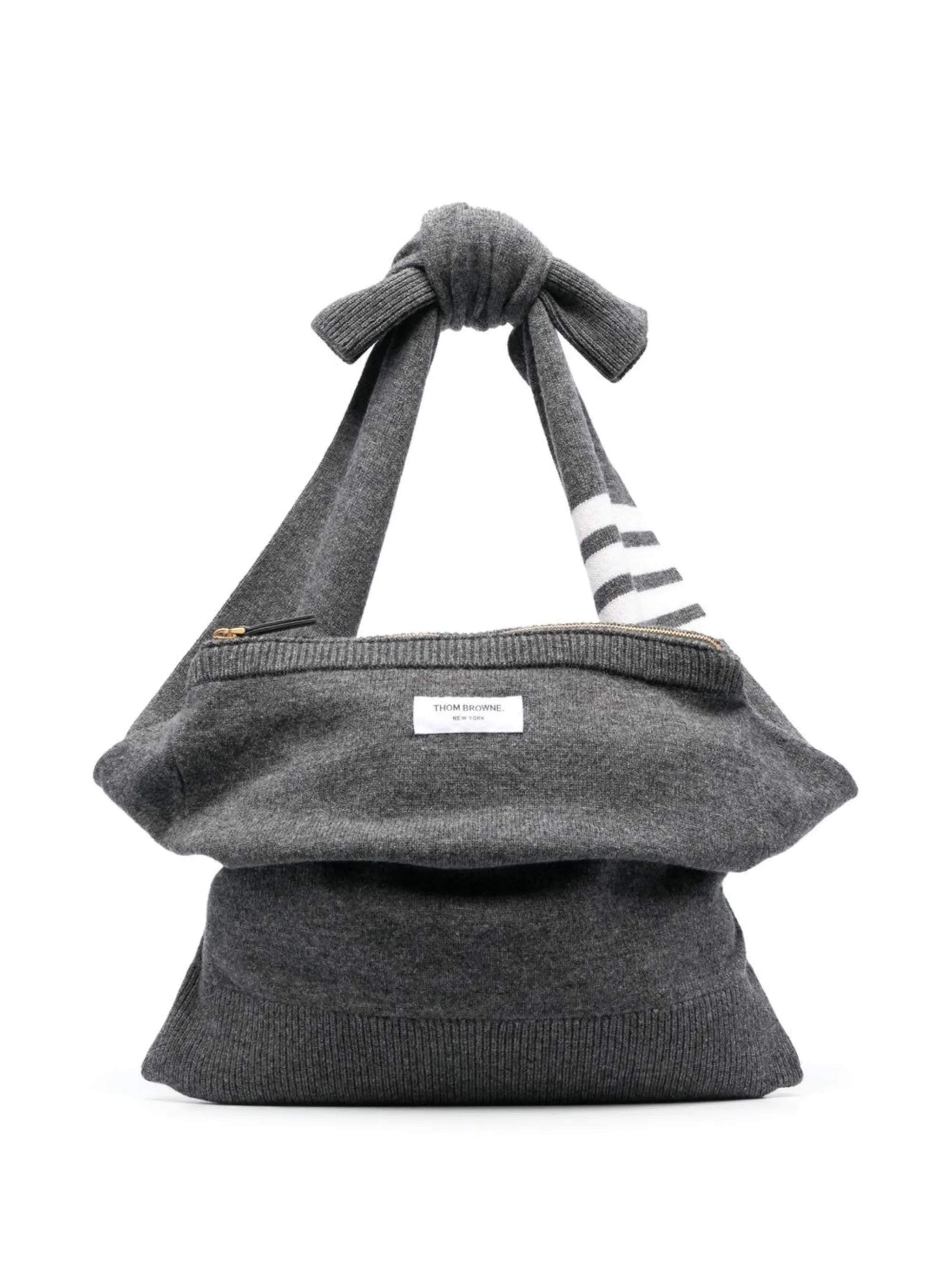 zip-up messenger bag