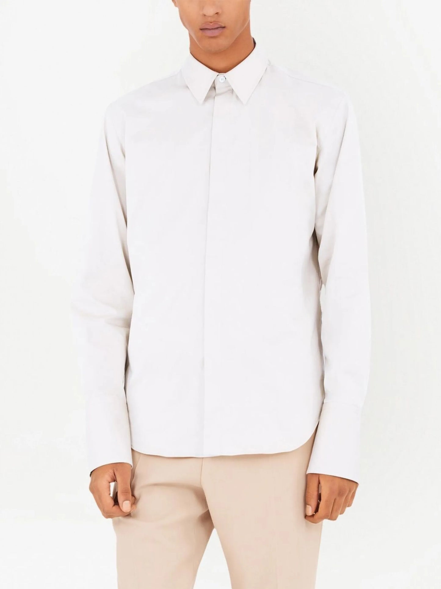 long-sleeve button-up shirt