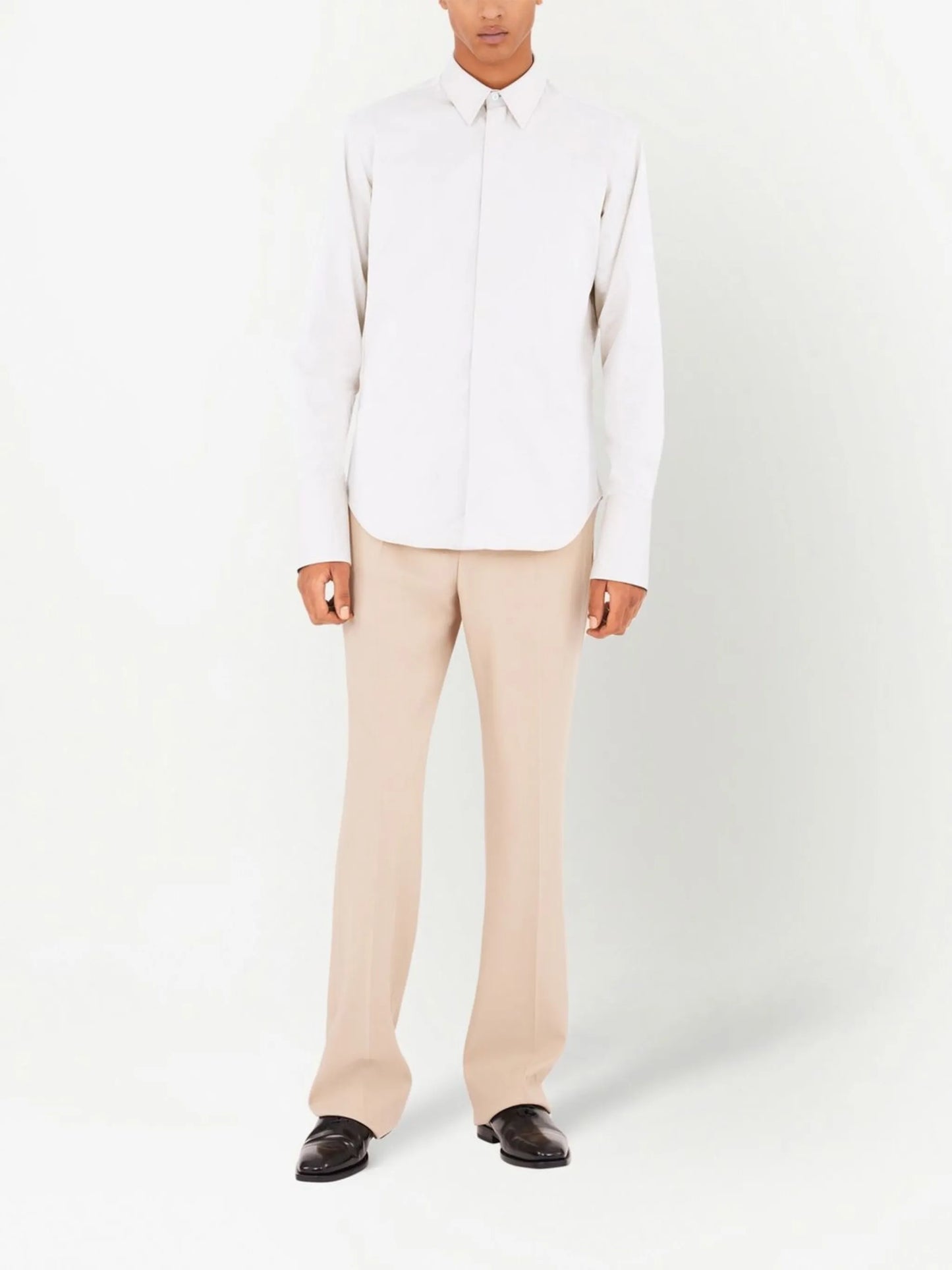 long-sleeve button-up shirt