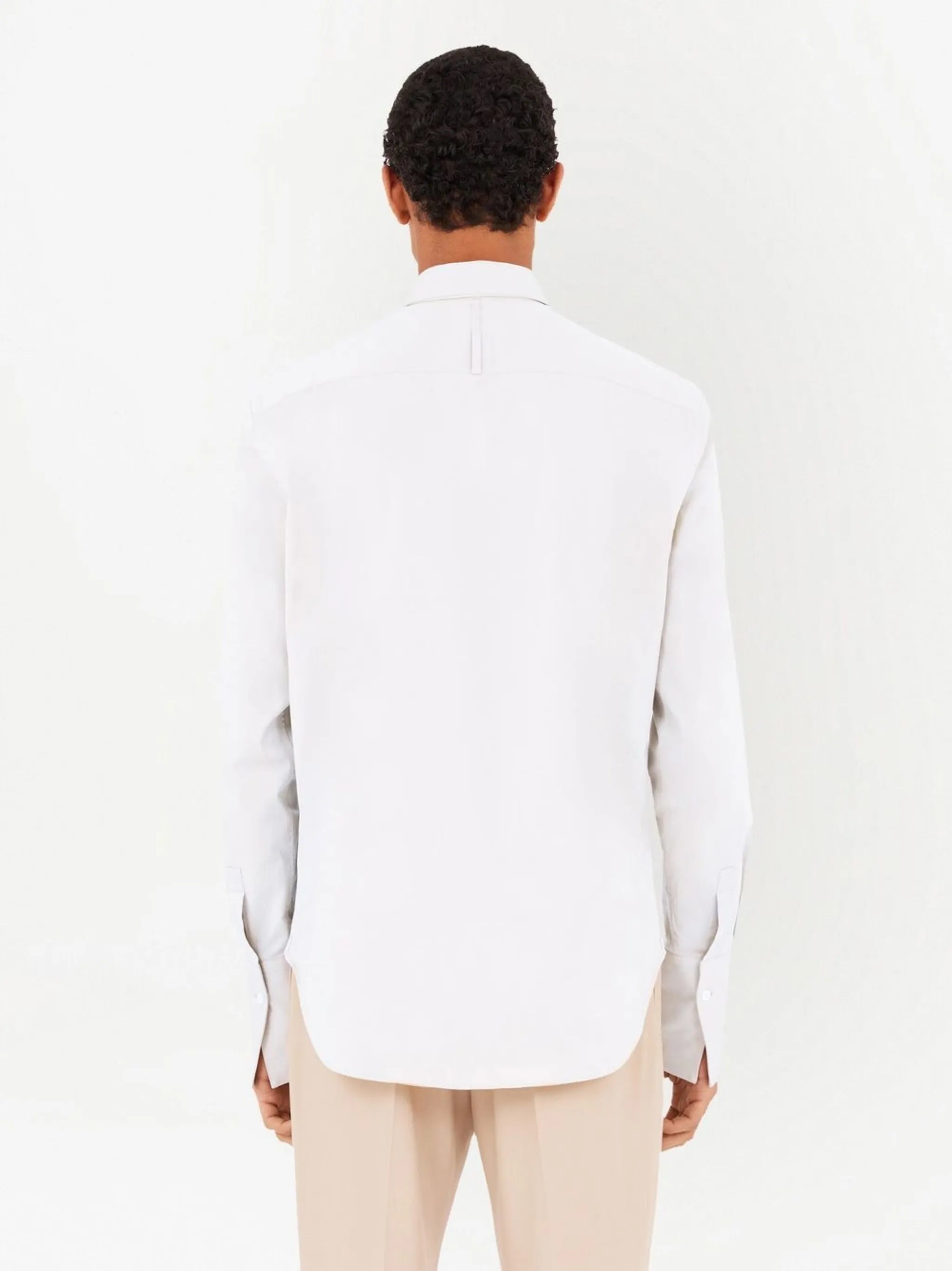 long-sleeve button-up shirt