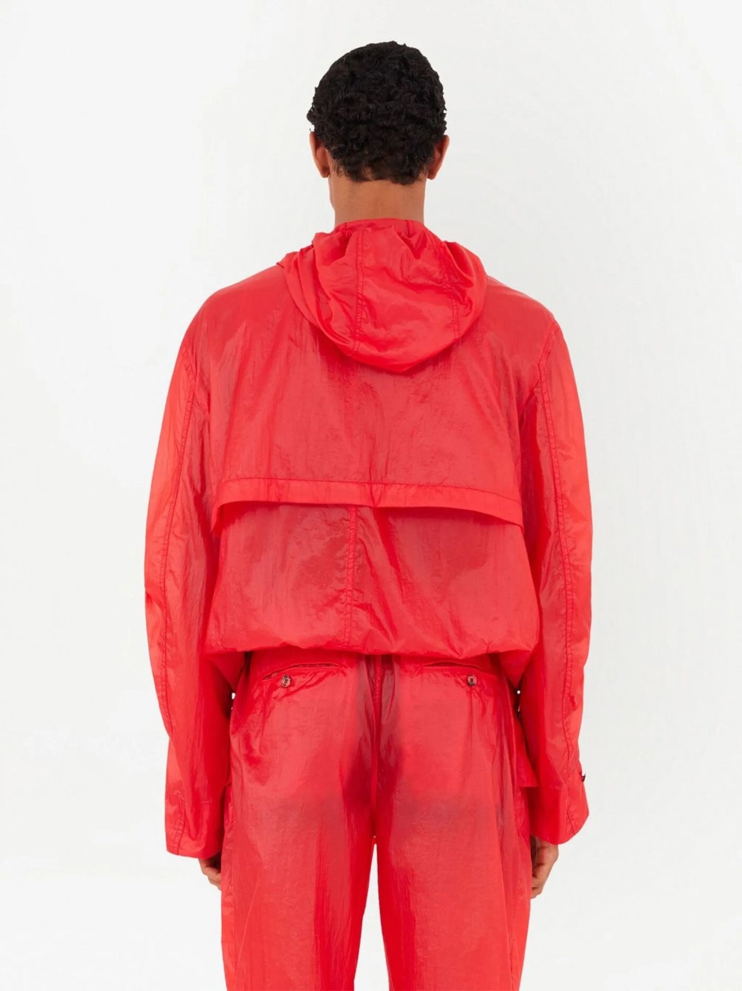 four-pocket hooded jacket
