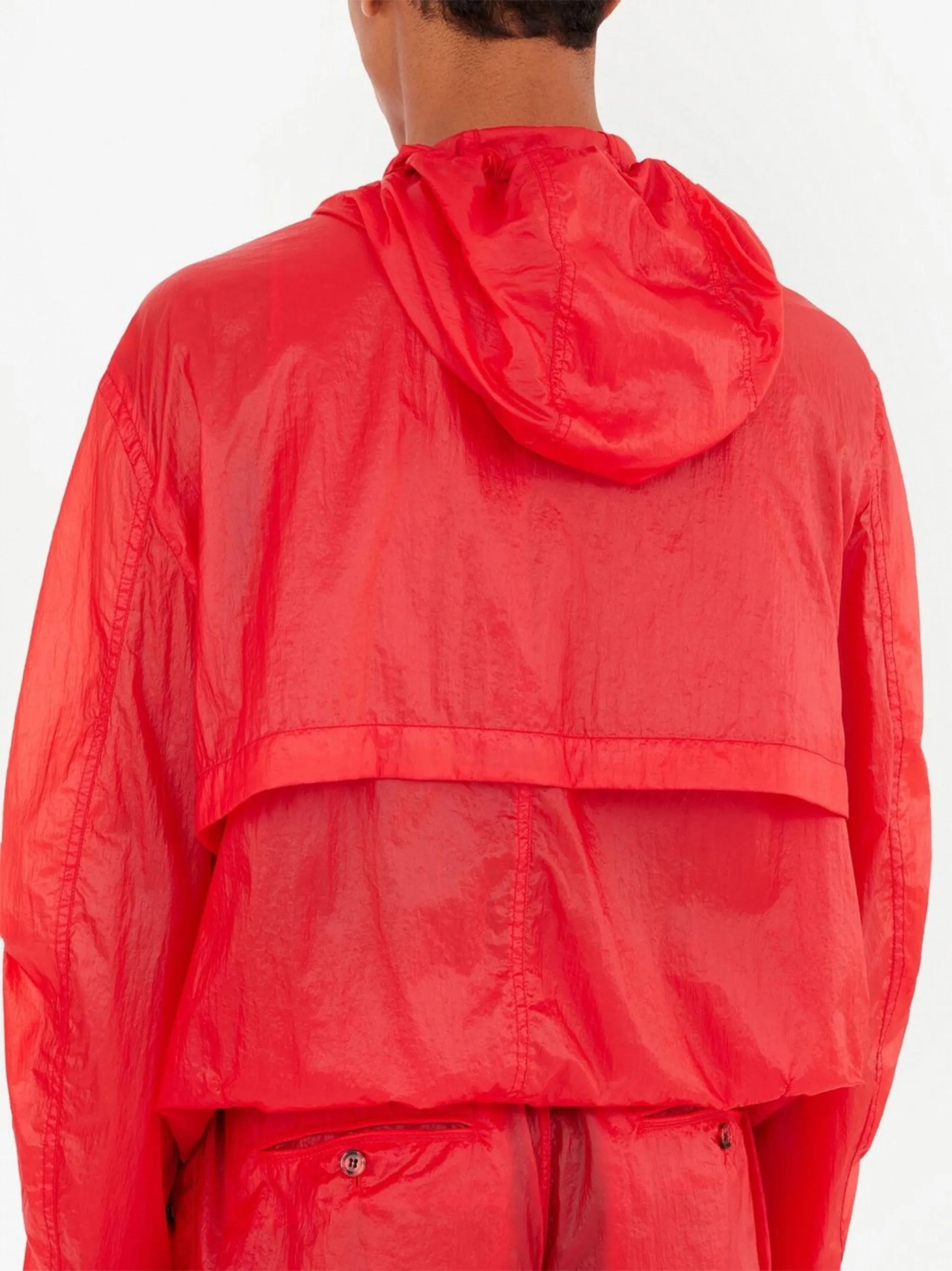 four-pocket hooded jacket
