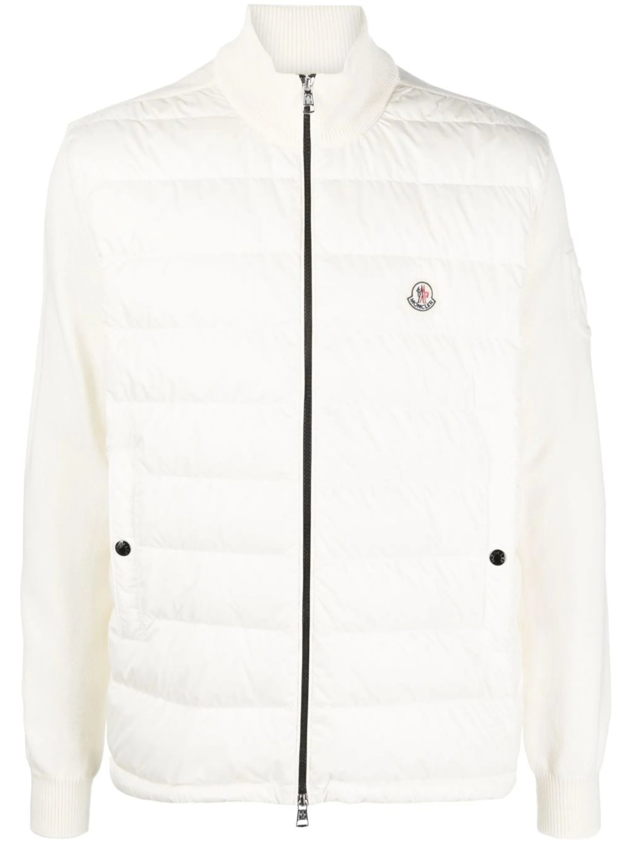 panelled padded jacket
