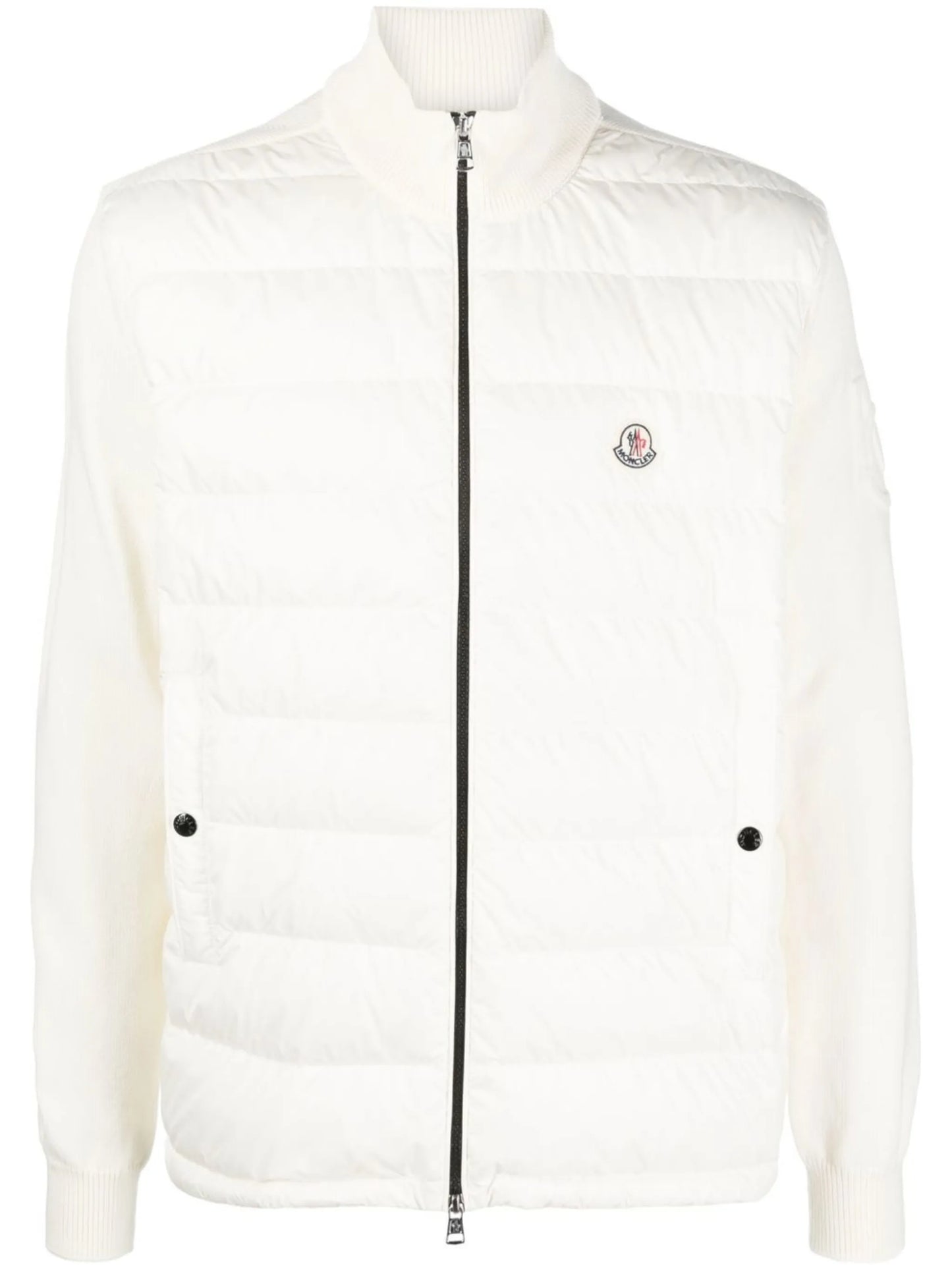 panelled padded jacket