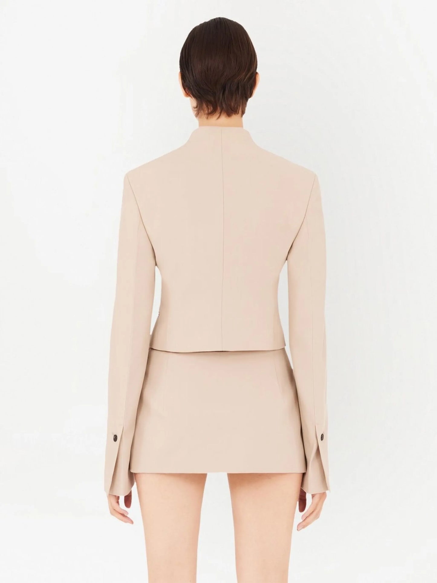 asymmetric fitted blazer