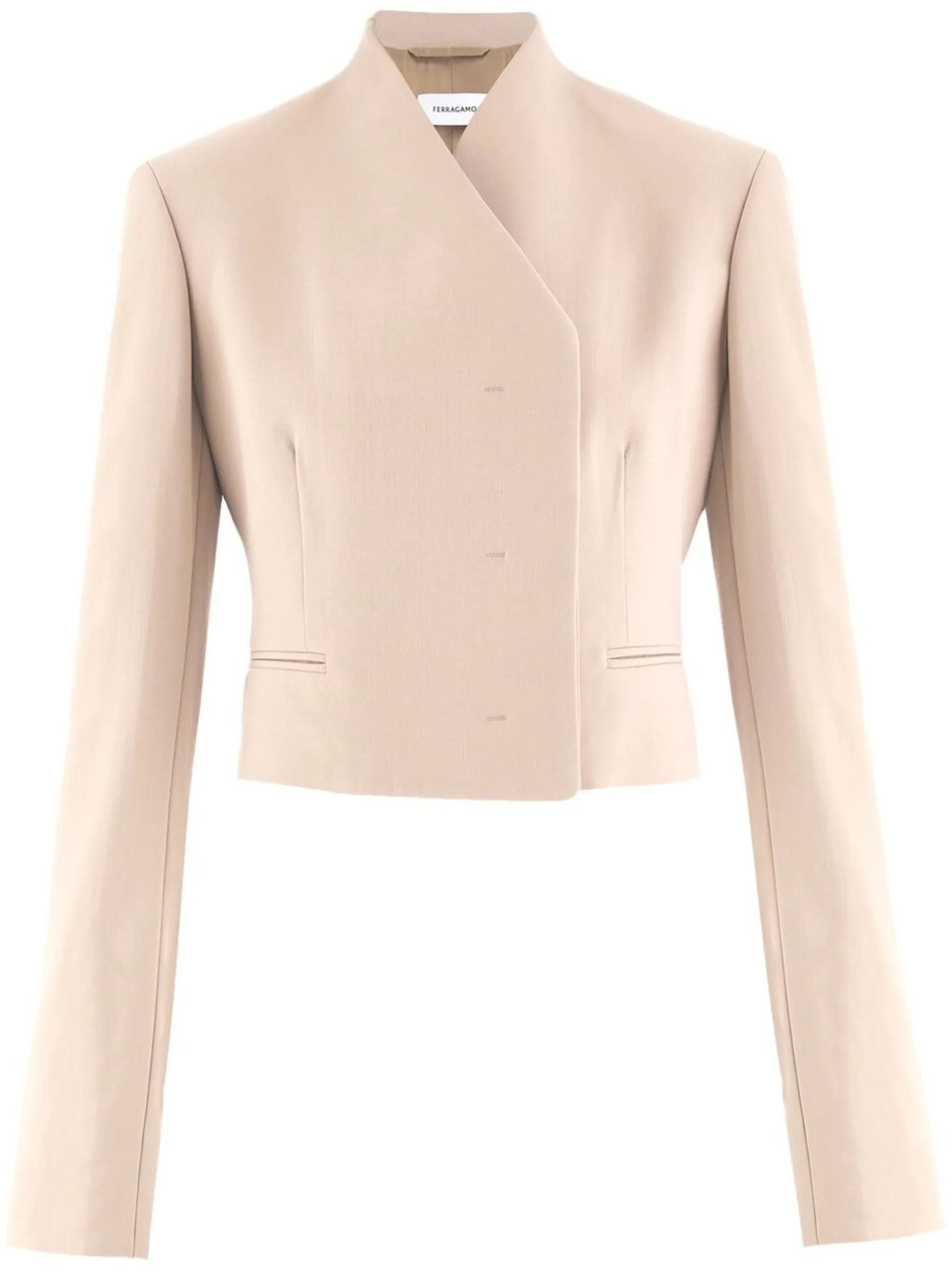 asymmetric fitted blazer