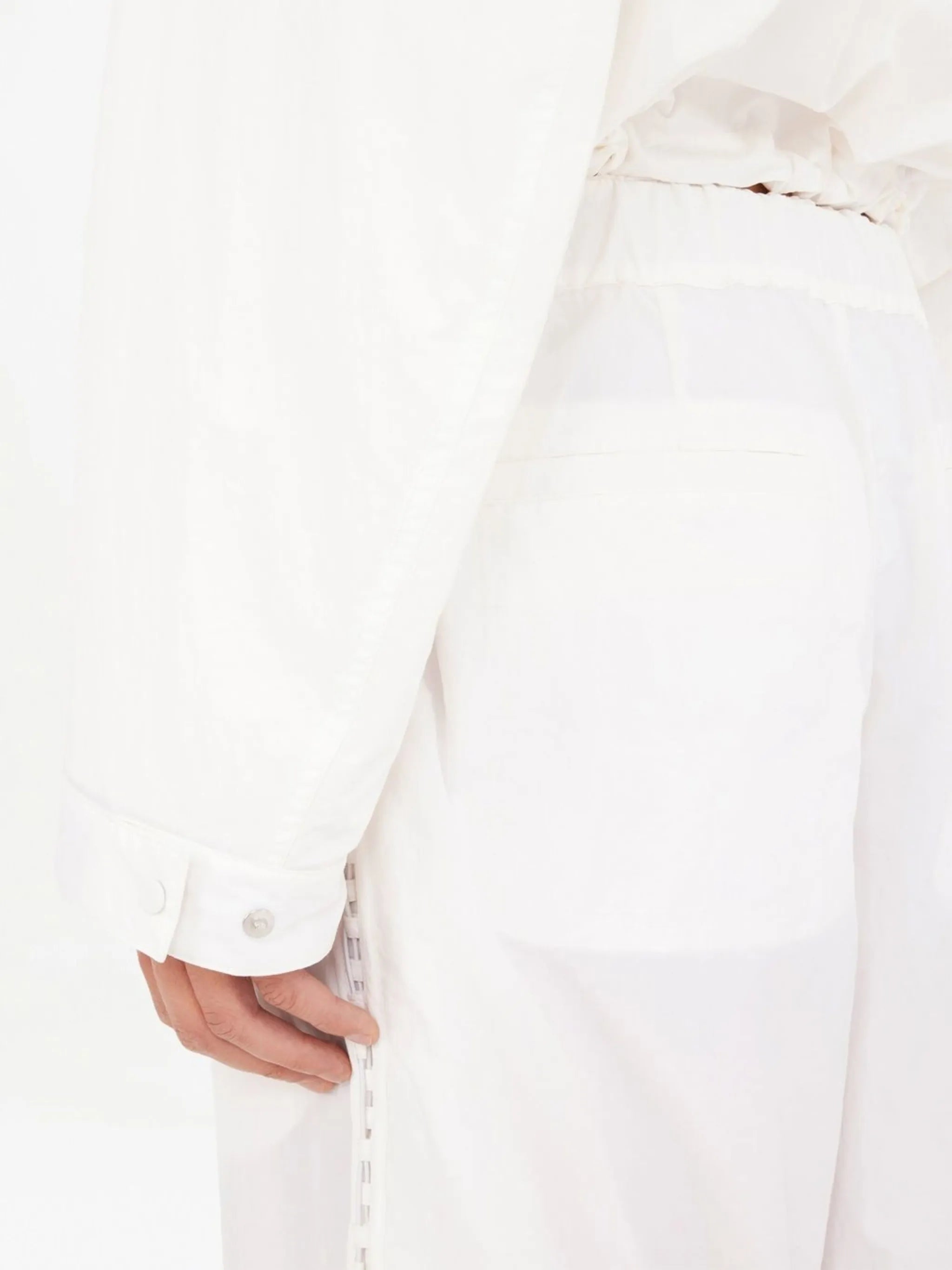 elasticated-waist cargo pants
