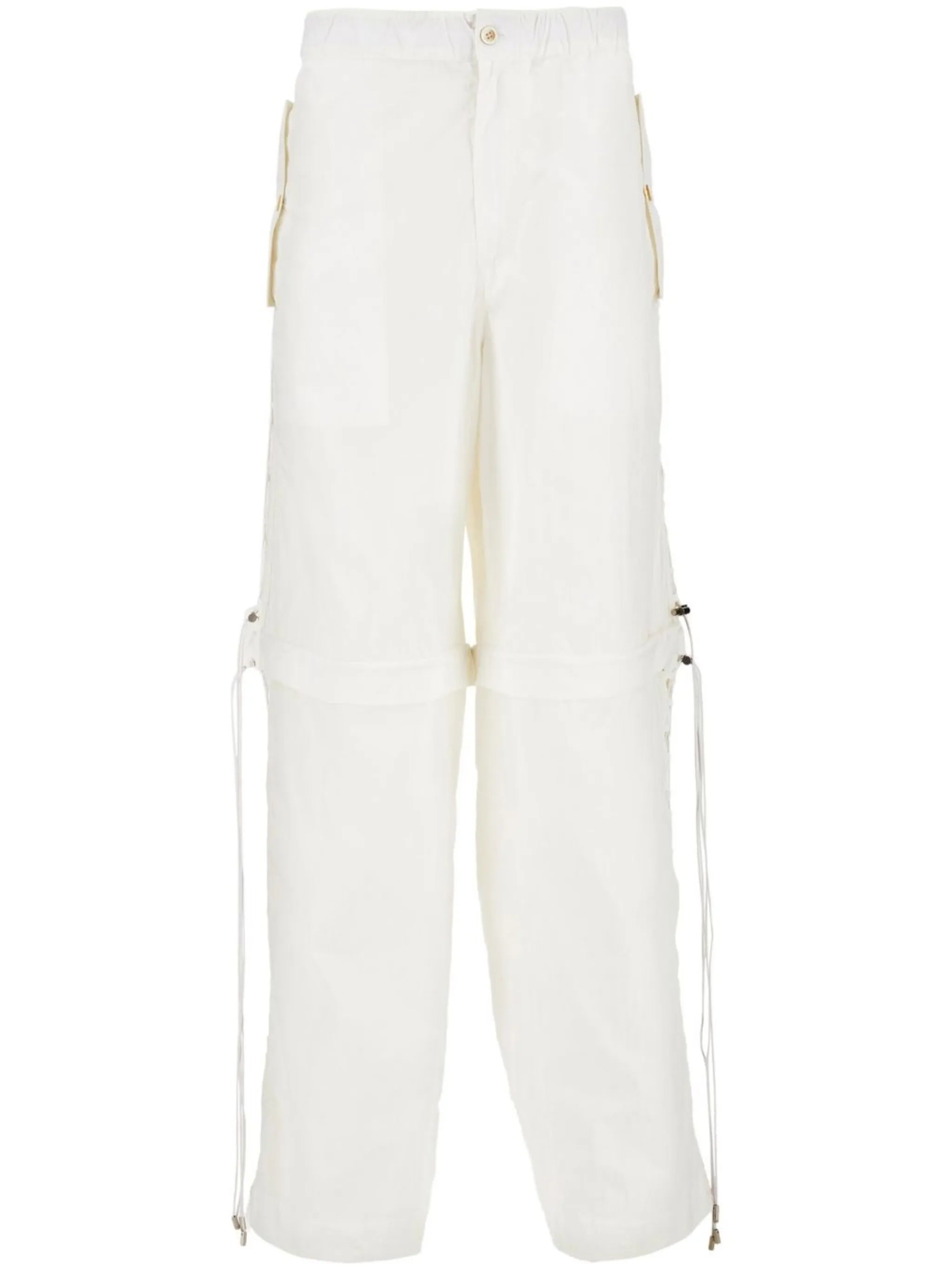 elasticated-waist cargo pants