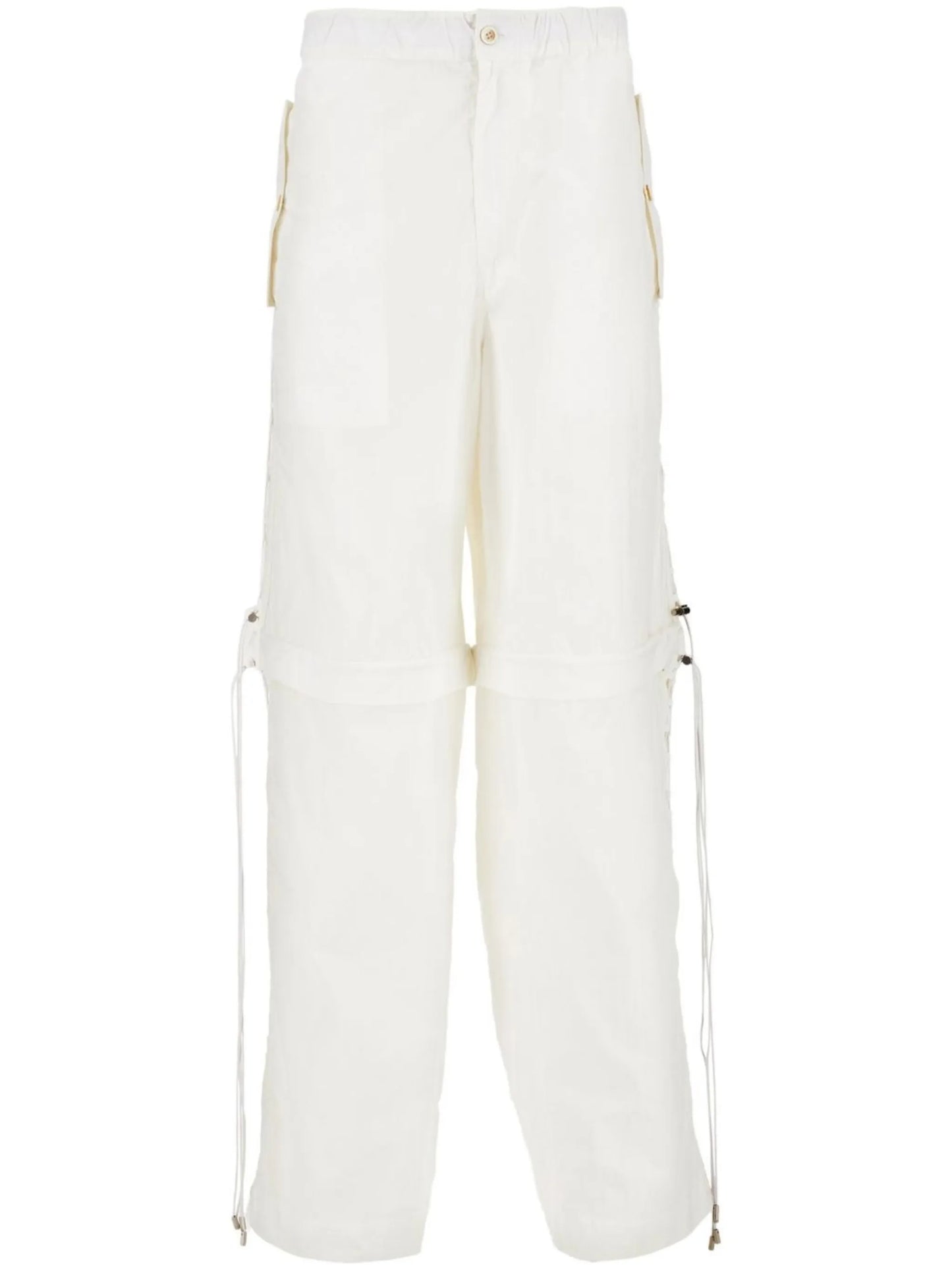 elasticated-waist cargo pants