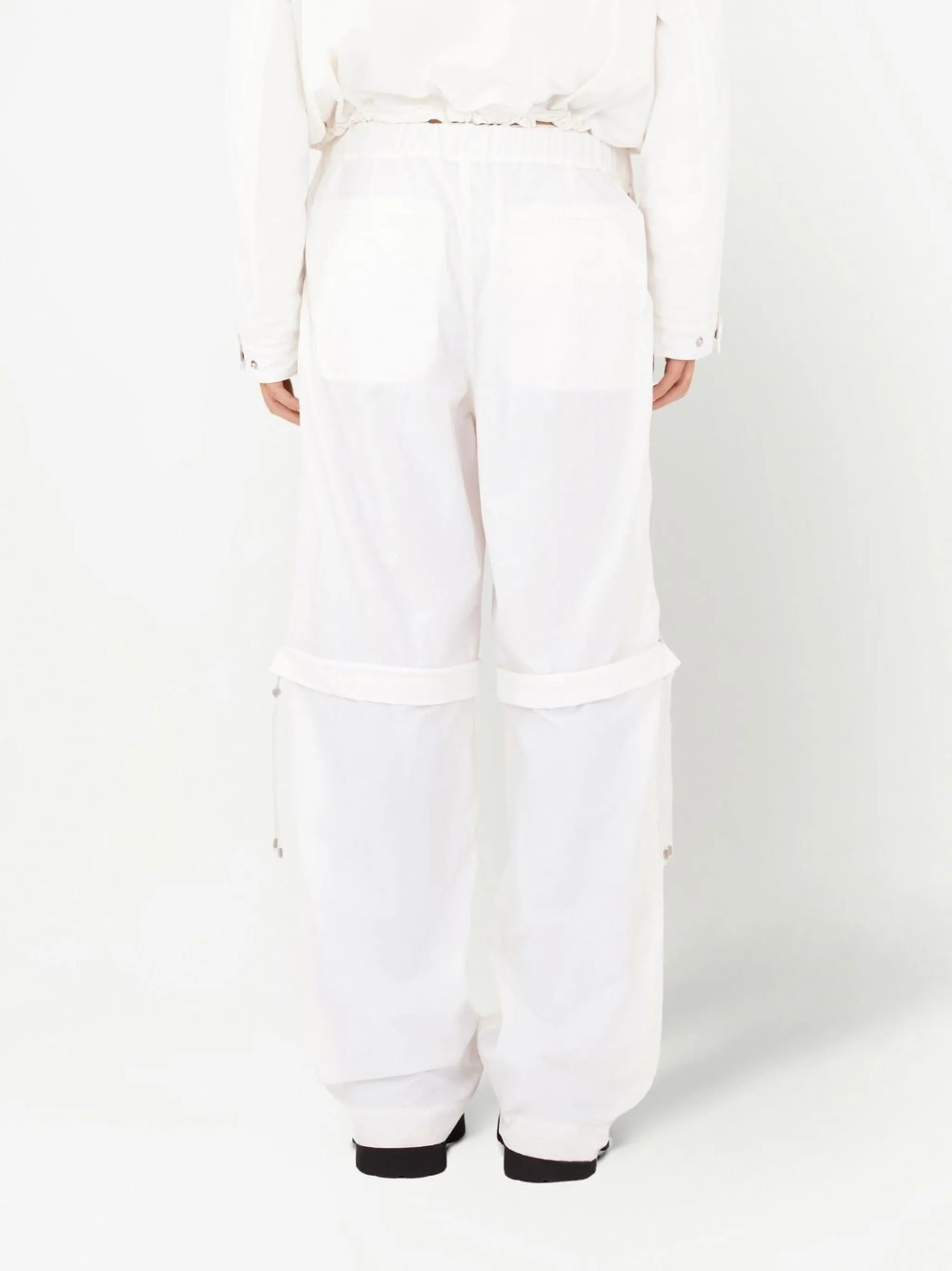 elasticated-waist cargo pants