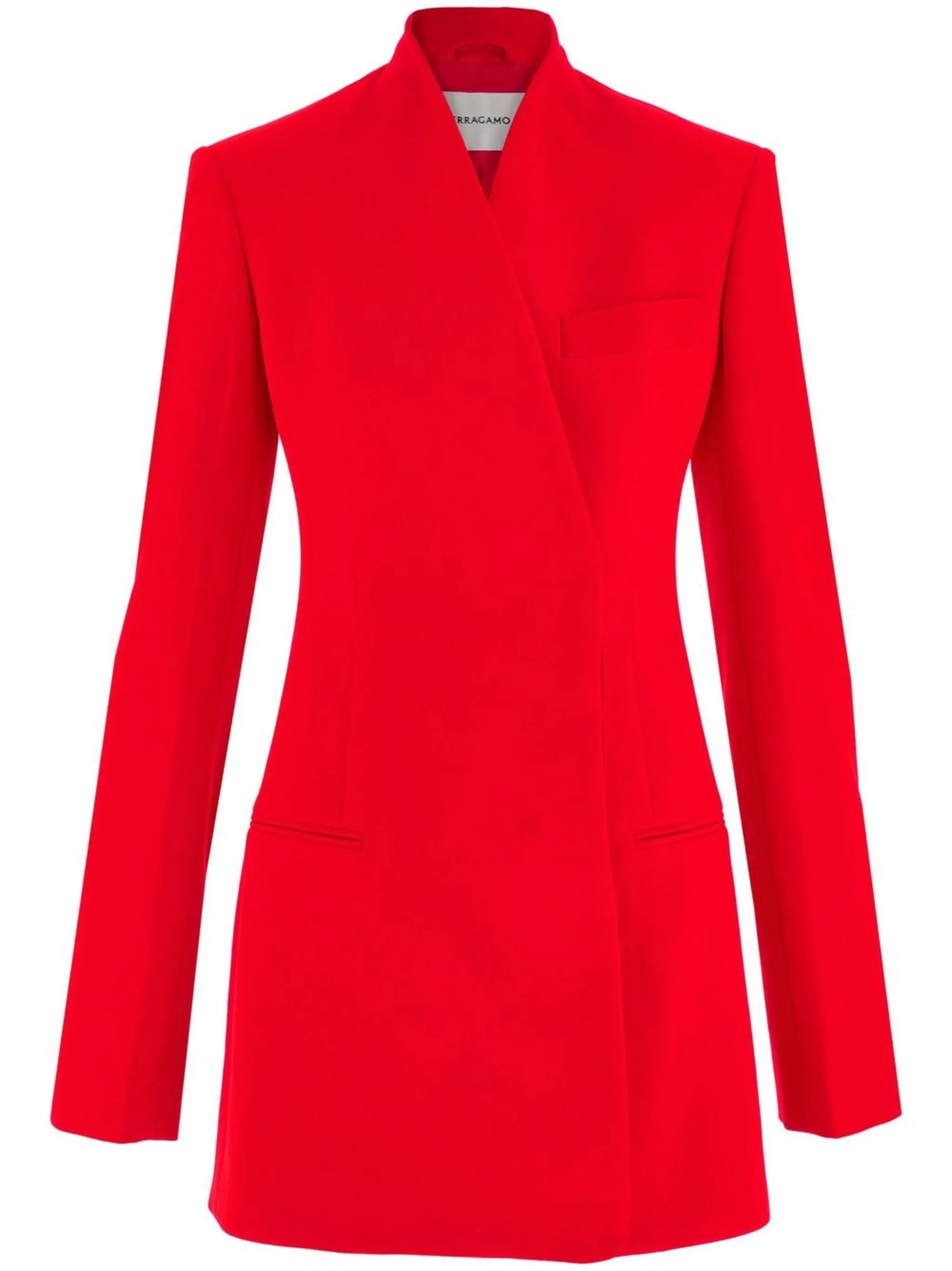 off-centre single-breasted blazer