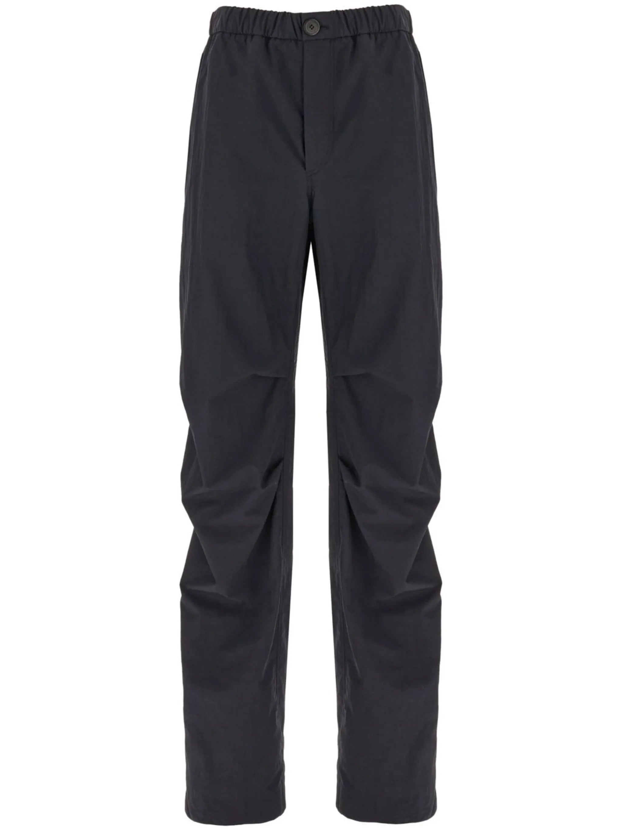 logo-plaque straight-leg trousers