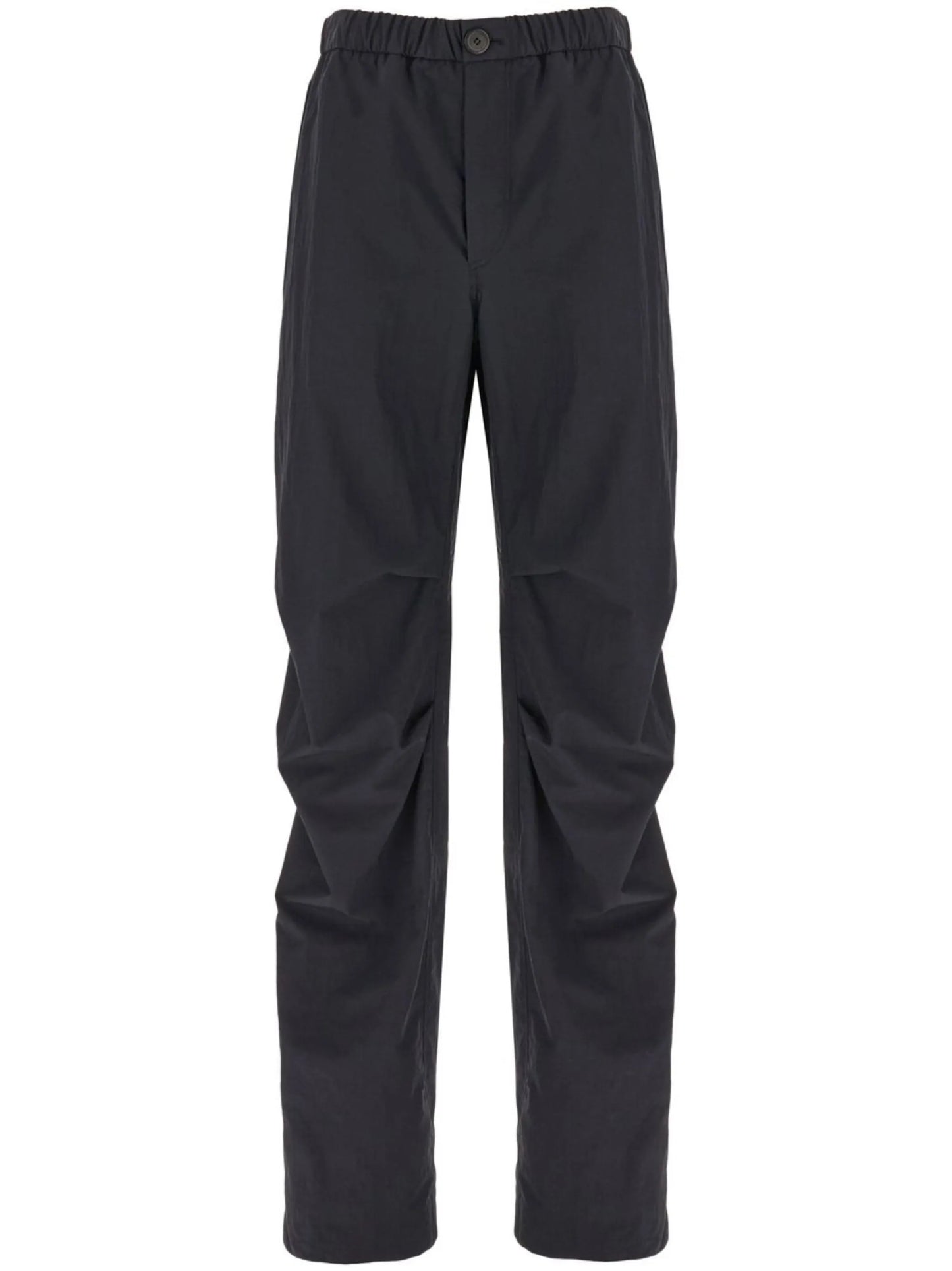 logo-plaque straight-leg trousers