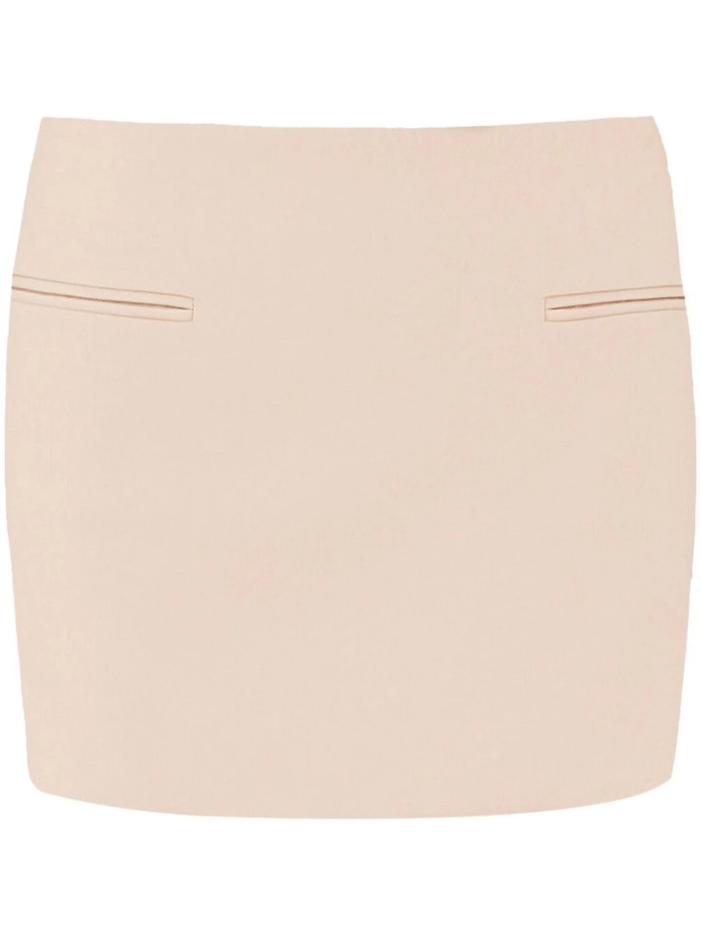 straight mini skirt